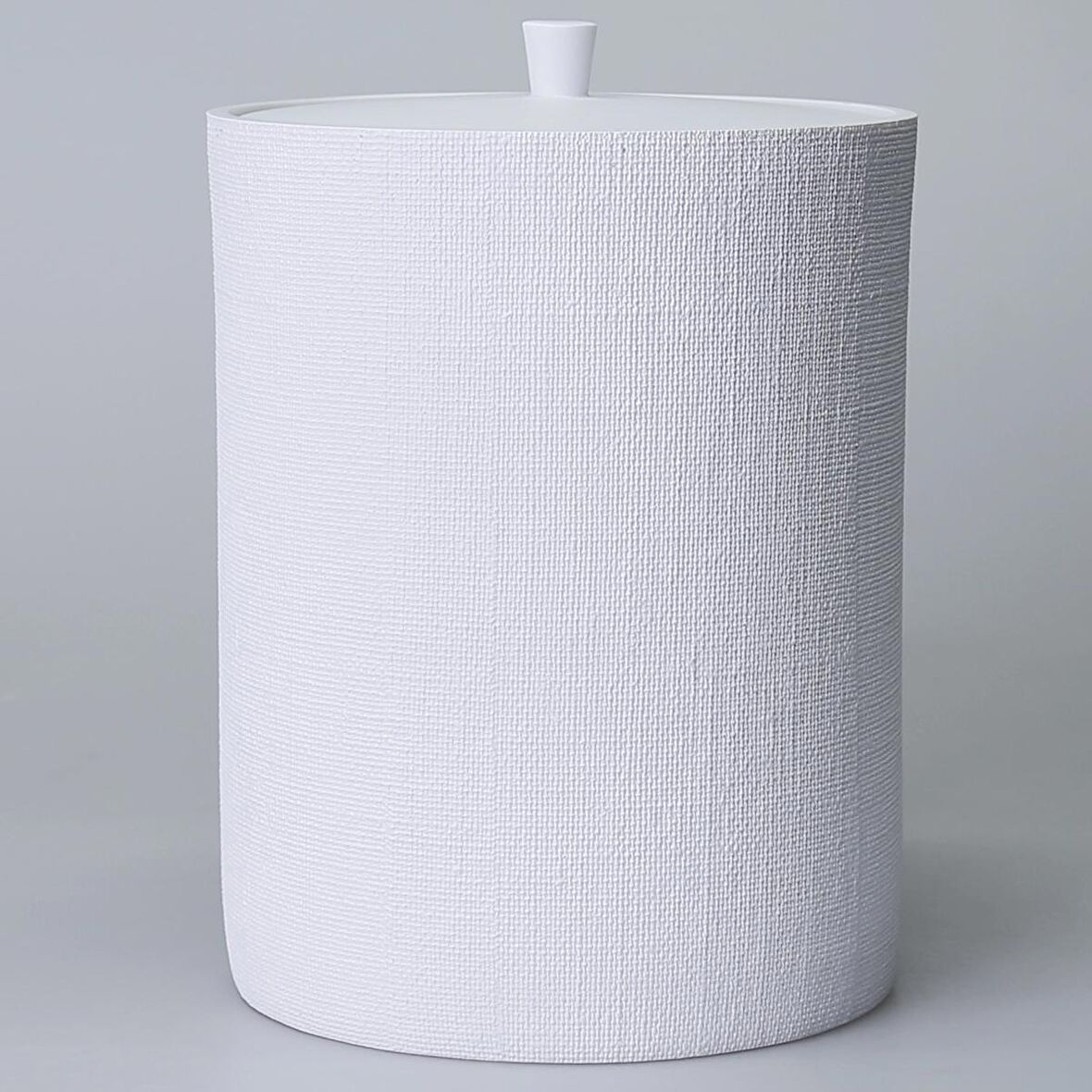 Linen Çöp Kovası Beyaz