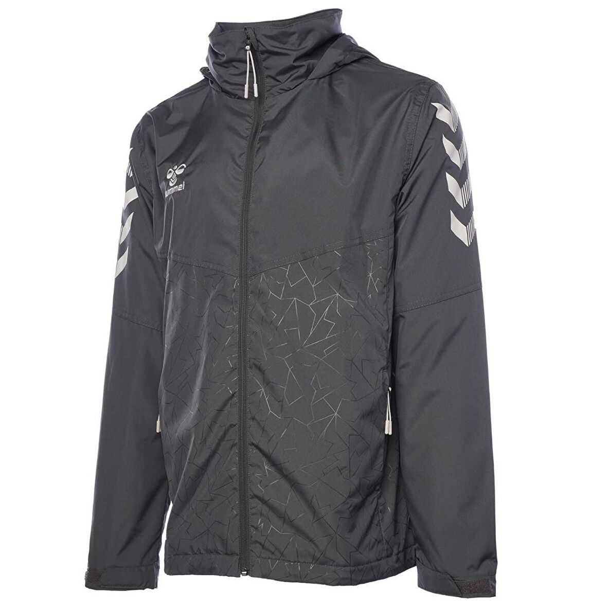 Hummel Dream Erkek Gri Kapüşonlu Ceket