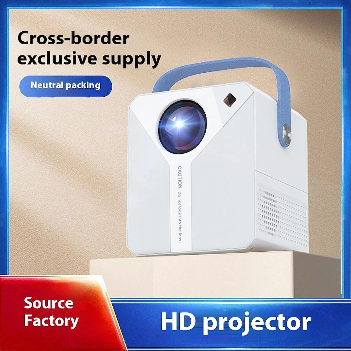 4K Hd Wifi Projeksiyon Cihazı Android Uygulama Yüklenebilir Akıllı Duvara Yansıtma