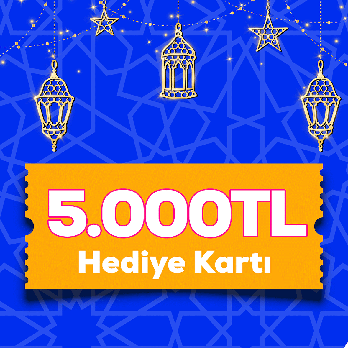 Pazarama Hediye Çeki 5000 TL