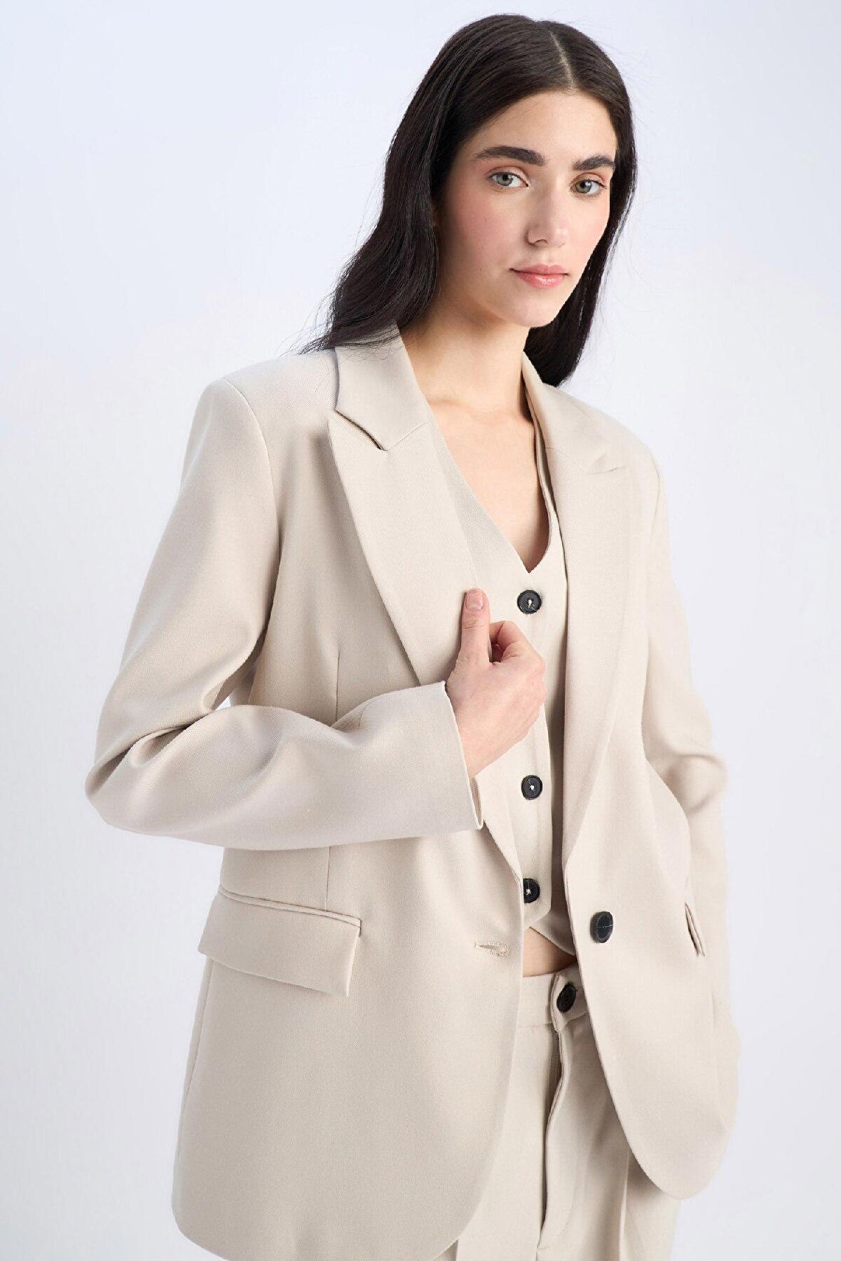 Oversize Geniş Kalıp Blazer Ceket