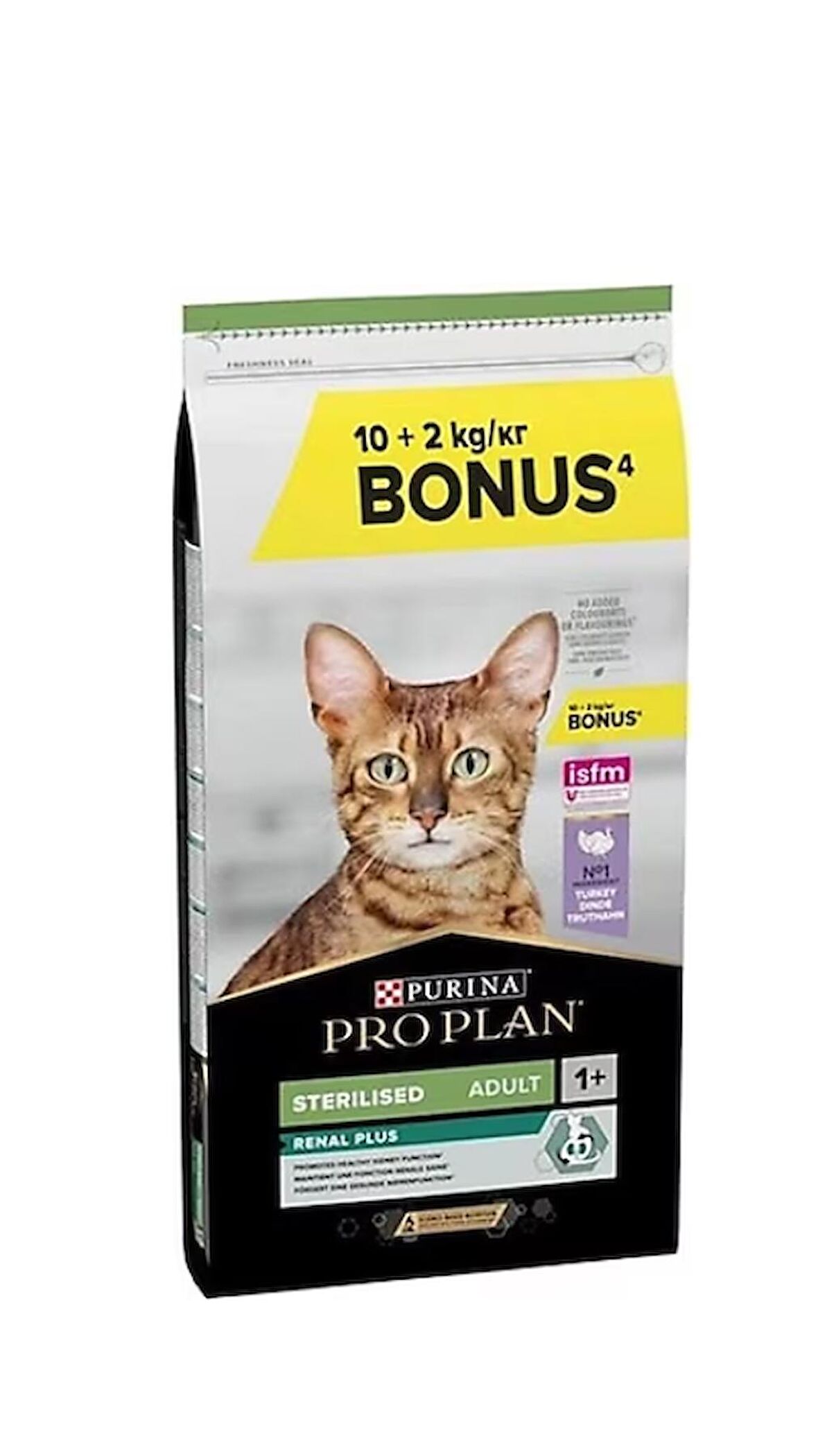 Proplan Sterilised Hindili Kısırlaştırılmış Kedi Maması 10 Kg + 2 Kg