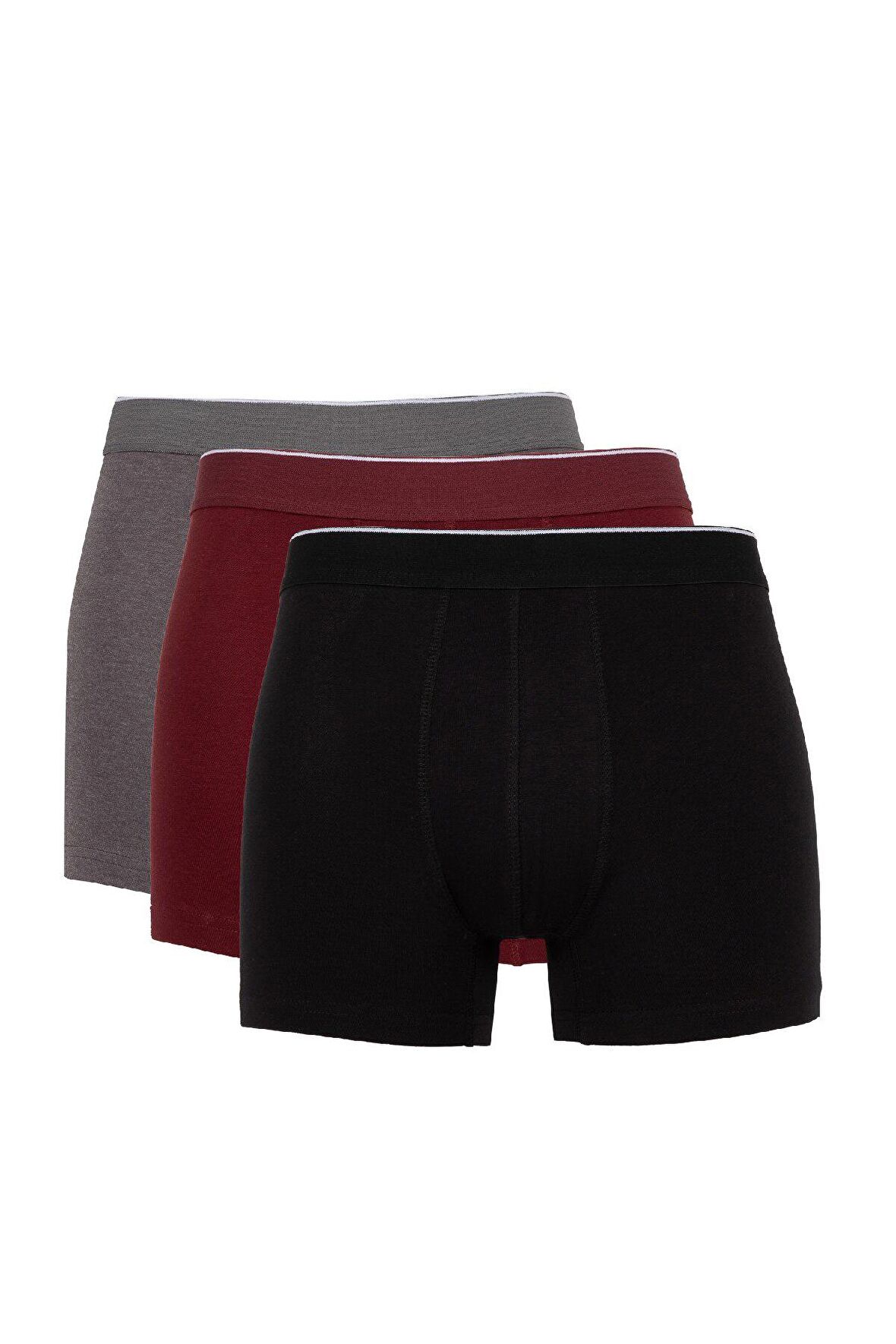 DeFacto Regular Fit 3'lü Boxer C9550AX24AUBK81