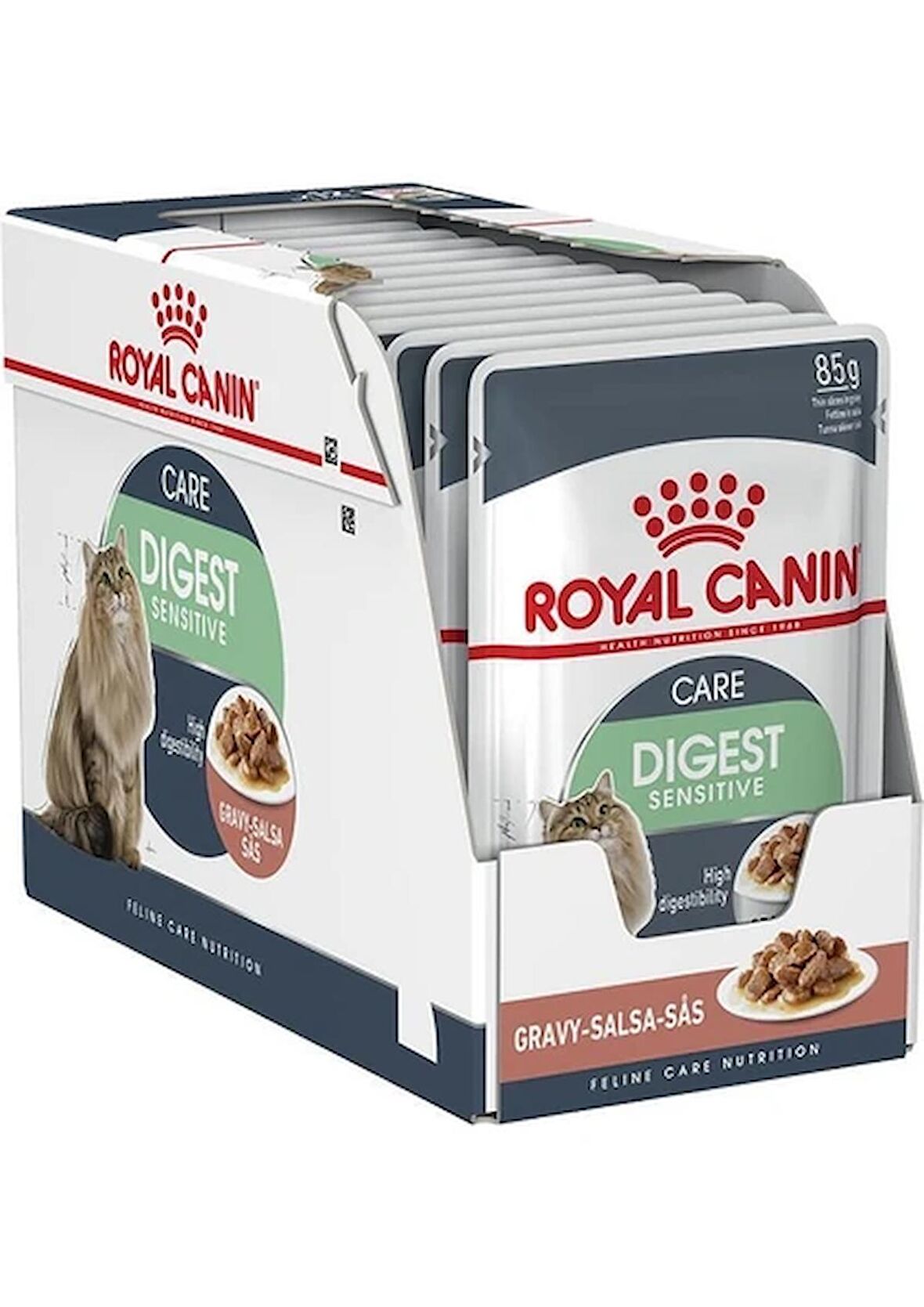 Royal Canin Digest Sensitive Hassas Kediler İçin Yaş Mama 85 Gr X 12 adet