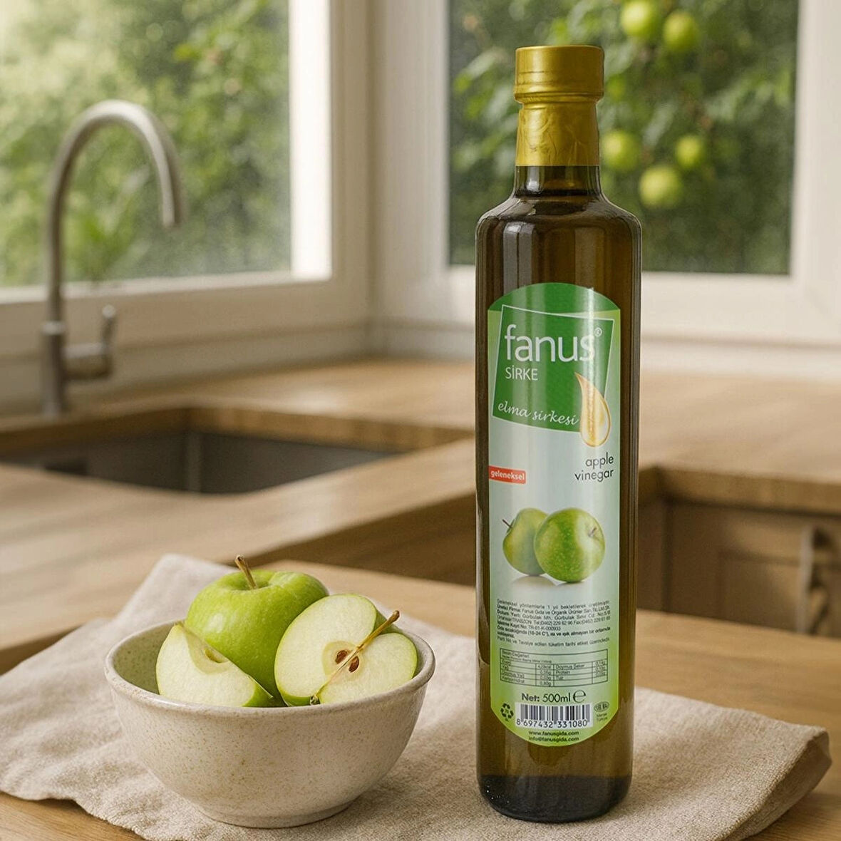 Fanus Elma Sirkesi 500g