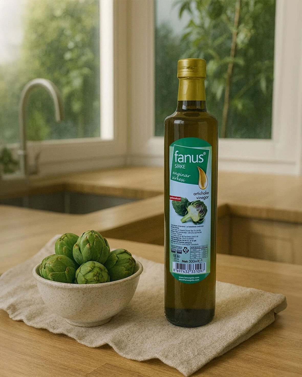 Fanus Enginar Sirkesi 500g