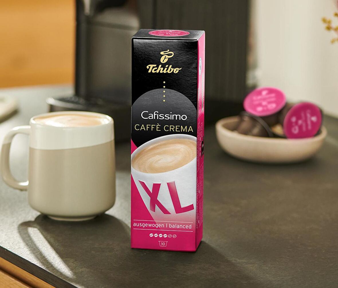 Tchibo Cafissimo Caffe Crema XL Wake Up Kapsül Kahve