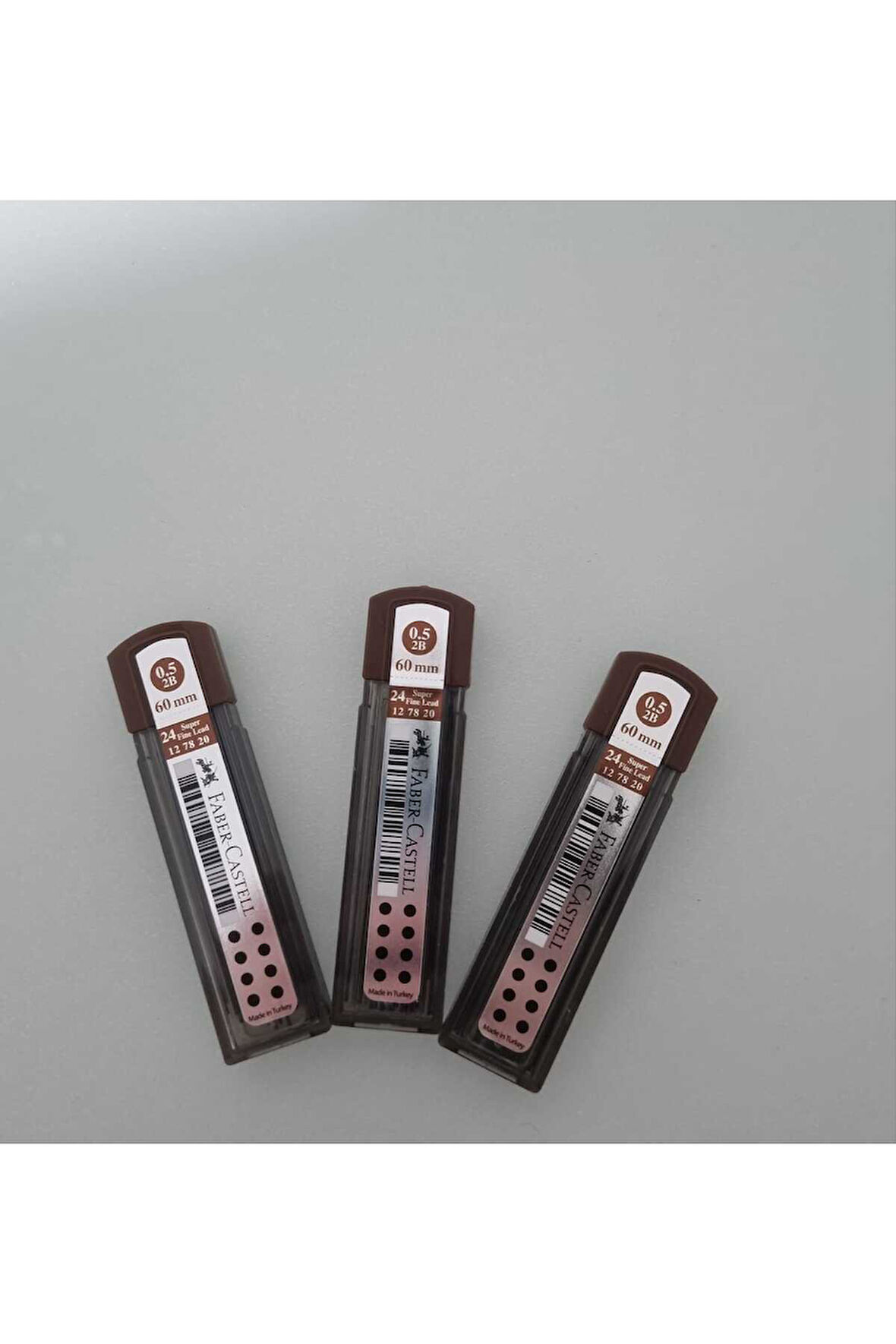 Super Fine Min. 0.5 (2B) 60mm Kurşun Kalem Ucu (12 Adet)