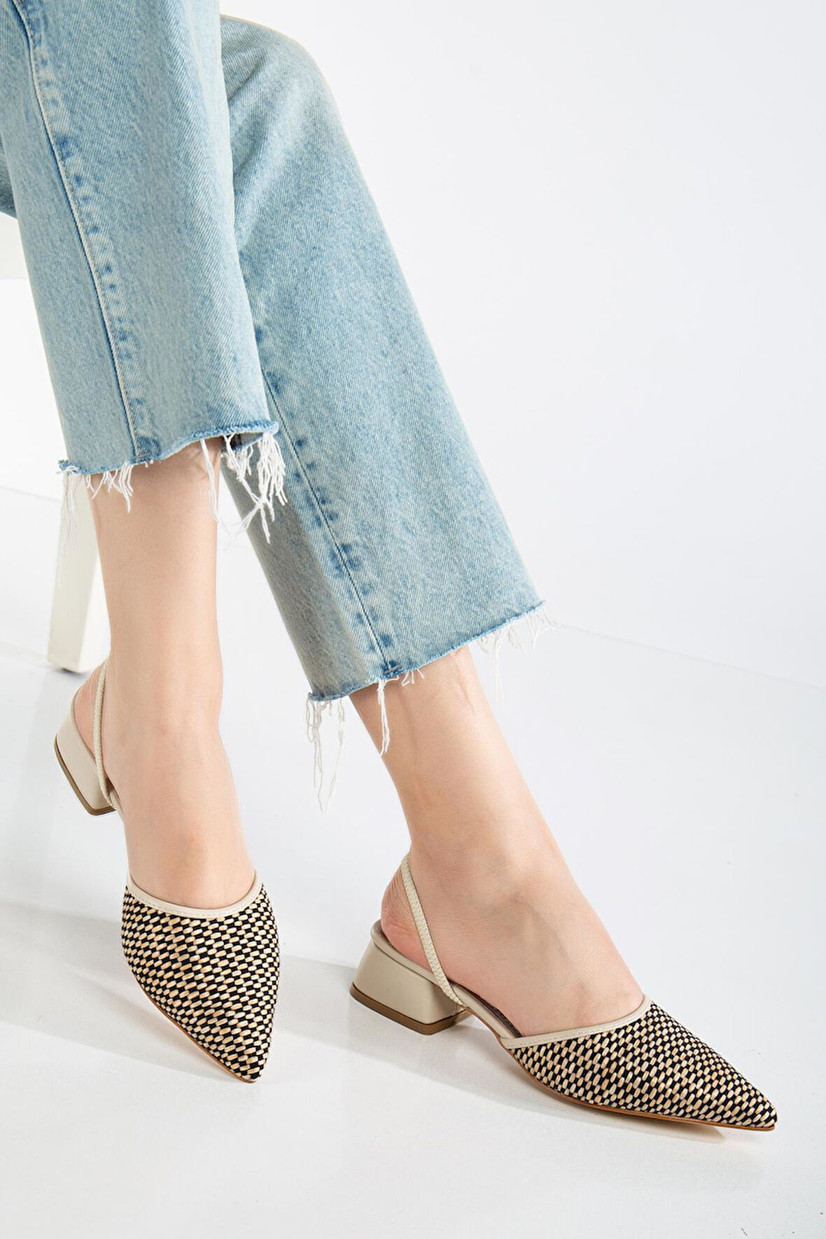 Suins Fabina Lastikli Kadın Babet Ayakkabı