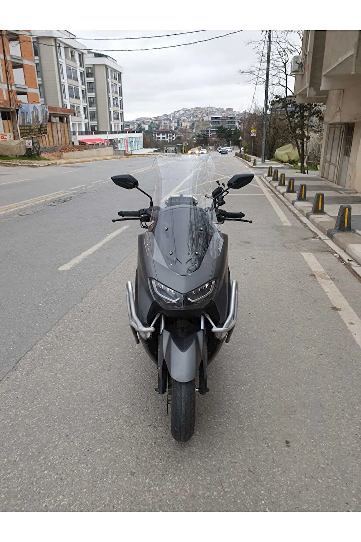 Falcon Cmax 155 Siperlik Ön Cam 2023 2024 Model 65cm Şeffaf Renkli 4mm ORTA BOYLU CAM