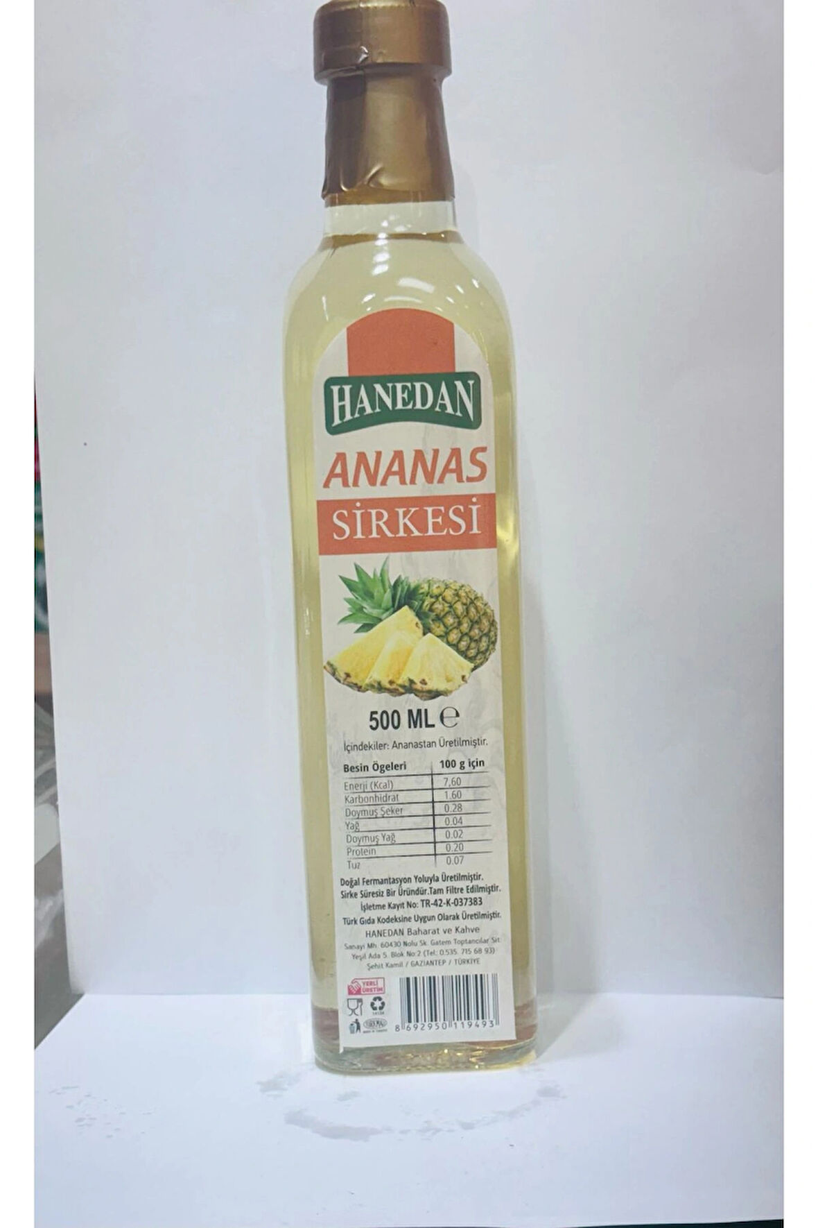 ANANAS SİRKESİ 500 ML