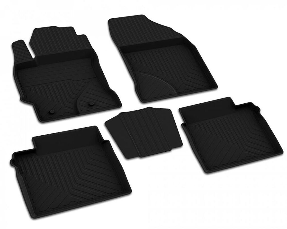 Toyota Corolla 11 Ferrous 4D Havuzlu Kauçuk Paspas 2013 2018