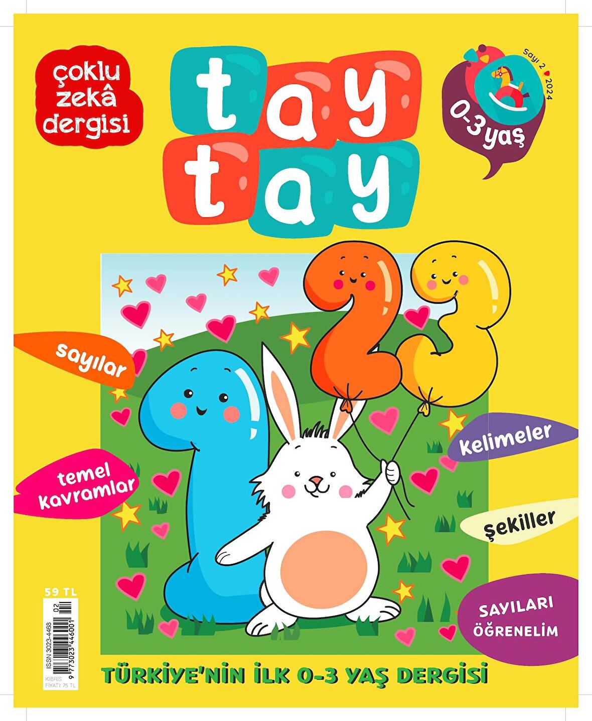 TAY TAY 1 YIL ABONELİK ( YILDA 3 SAYI ) 