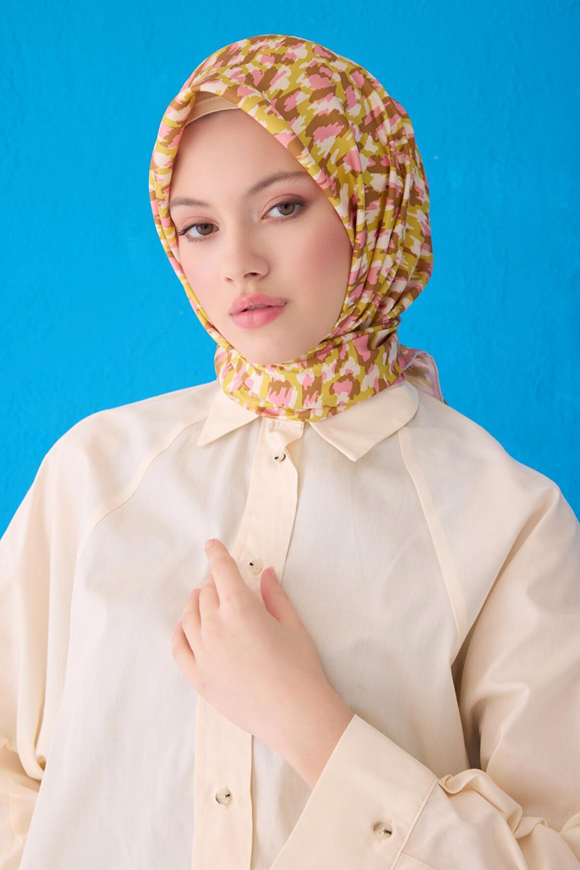 Saf İpek Eşarp 4103D (Twill İpek)