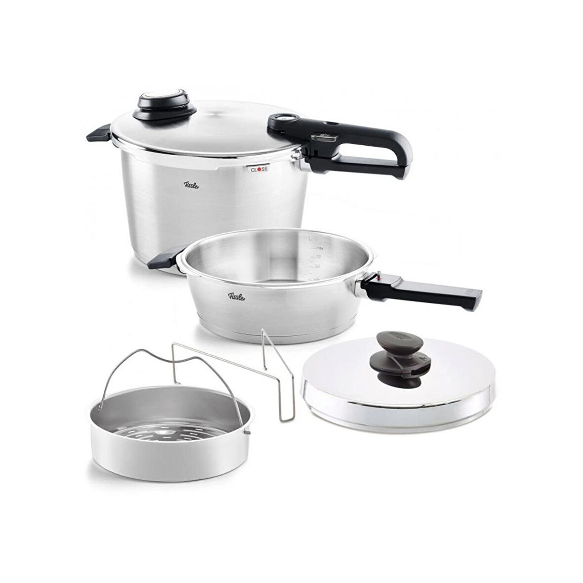 Fissler Vitavit Premium Mat Düdüklü Tencere 8+4 Litre