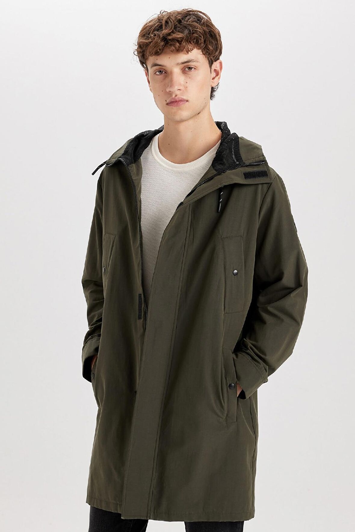 Regular Fit Kapüşonlu Parka