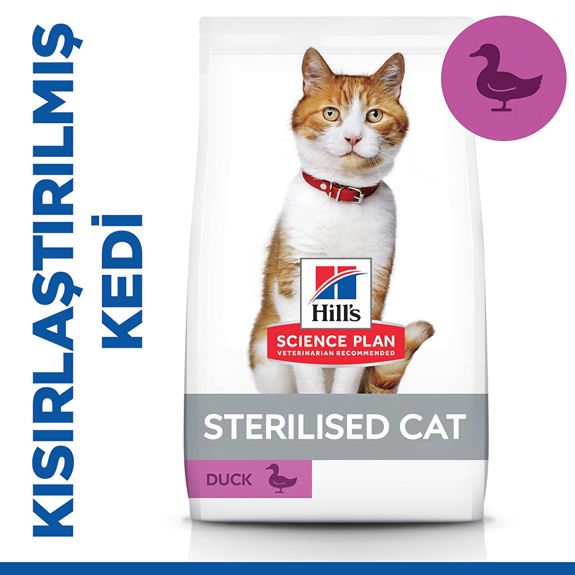 Hill's Sterilised Young Cat Duck Ördekli Kedi Maması 10 Kg