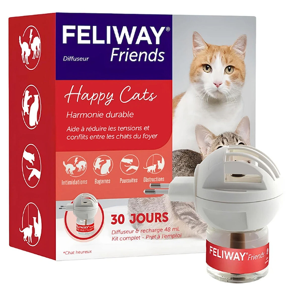 Feliway Friends Diffüzör + Refill Yedek 48 mL