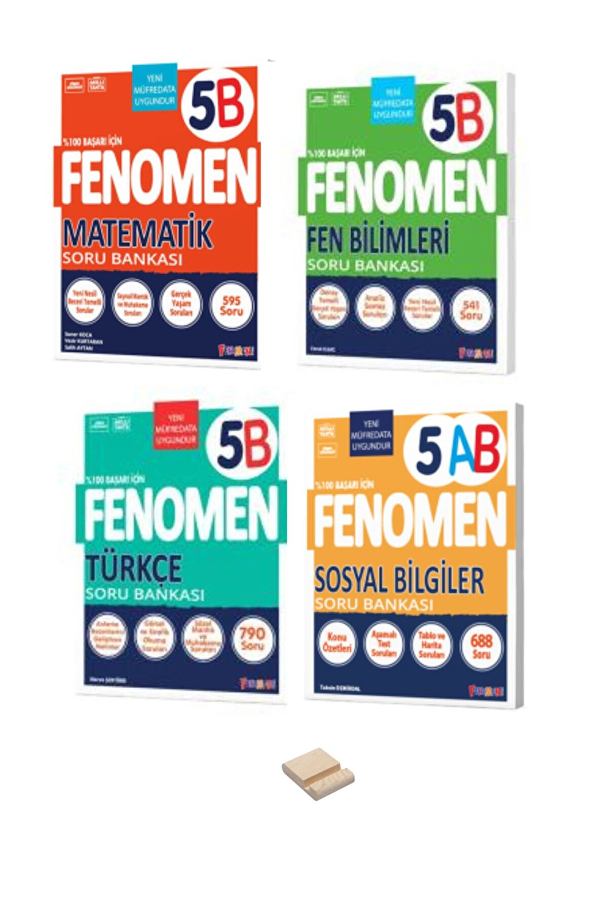 5. Sınıf B Serisi Matematik Türkçe Fen ve Sosyal 4lü Set Soru Bankası