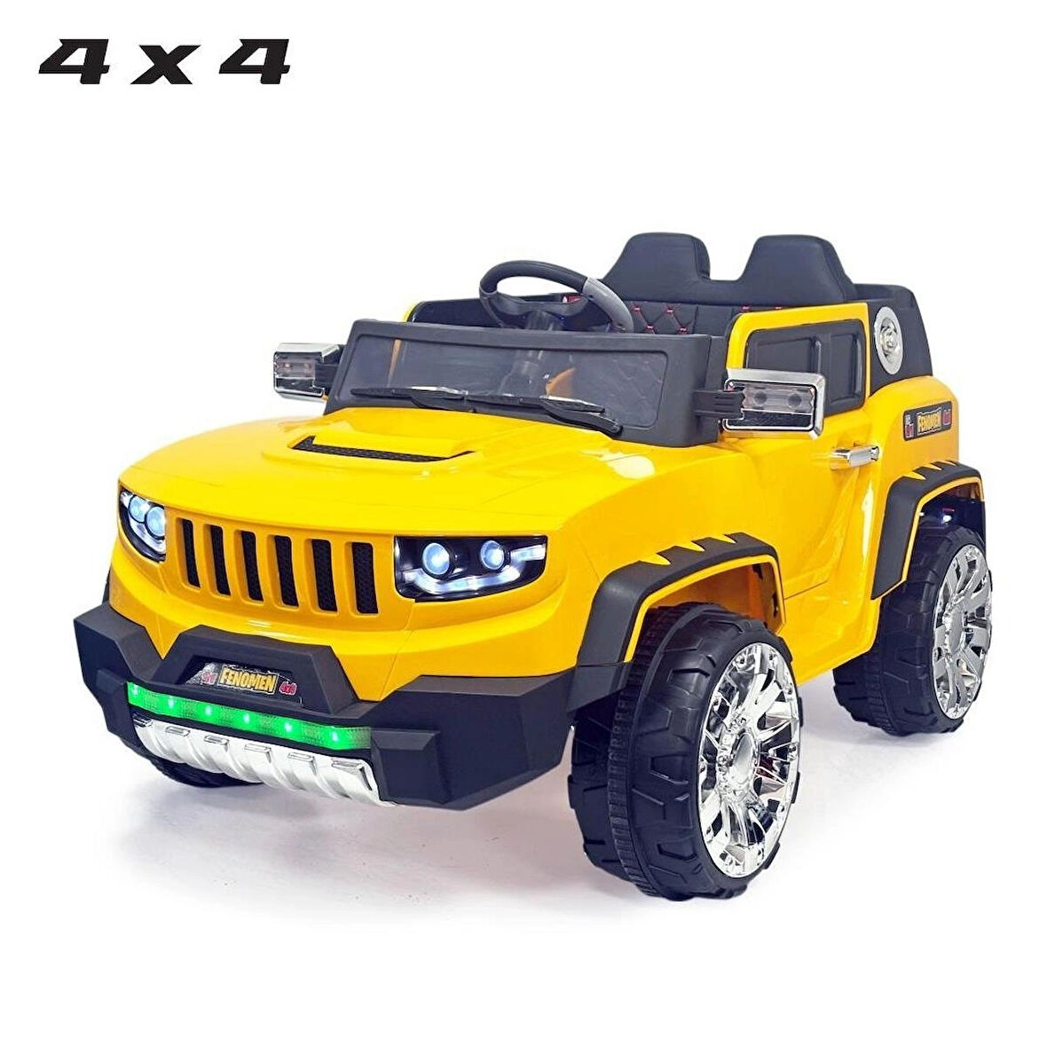 Akülü Araba 4x4 Uzaktan Kumandalı 12 Volt FENOMEN GT Deri Koltuk