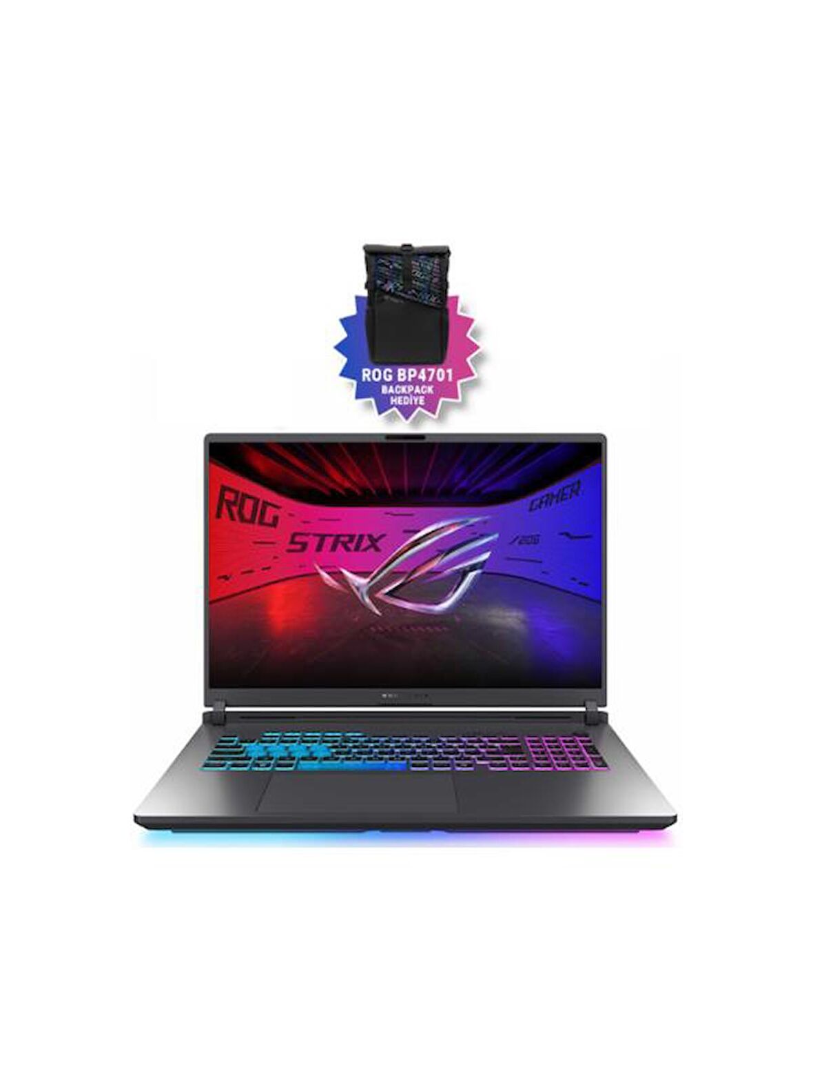 Asus ROG Strix G18 G815LW-S9126 16GB GeForce RTX5080 175w Intel Ultra 9 275HX 32GB RAM 1TB SSD 18 inç WQXGA 240Hz 