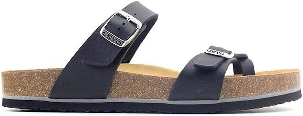 Ceyo 9910-Z34 Anatomik Taban Kadın Terlik Siyah 36-40 