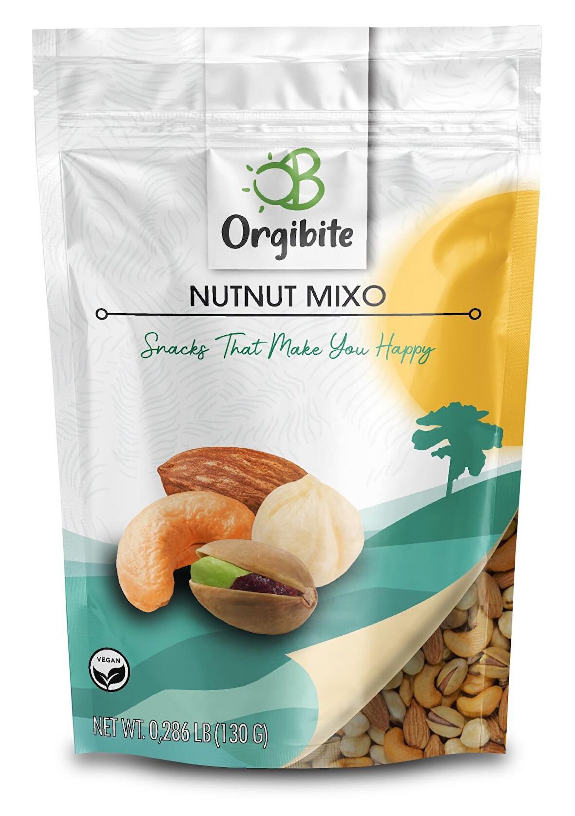 Orgibite Karışık Kuruyemiş Nut Nut Mixo 130gr