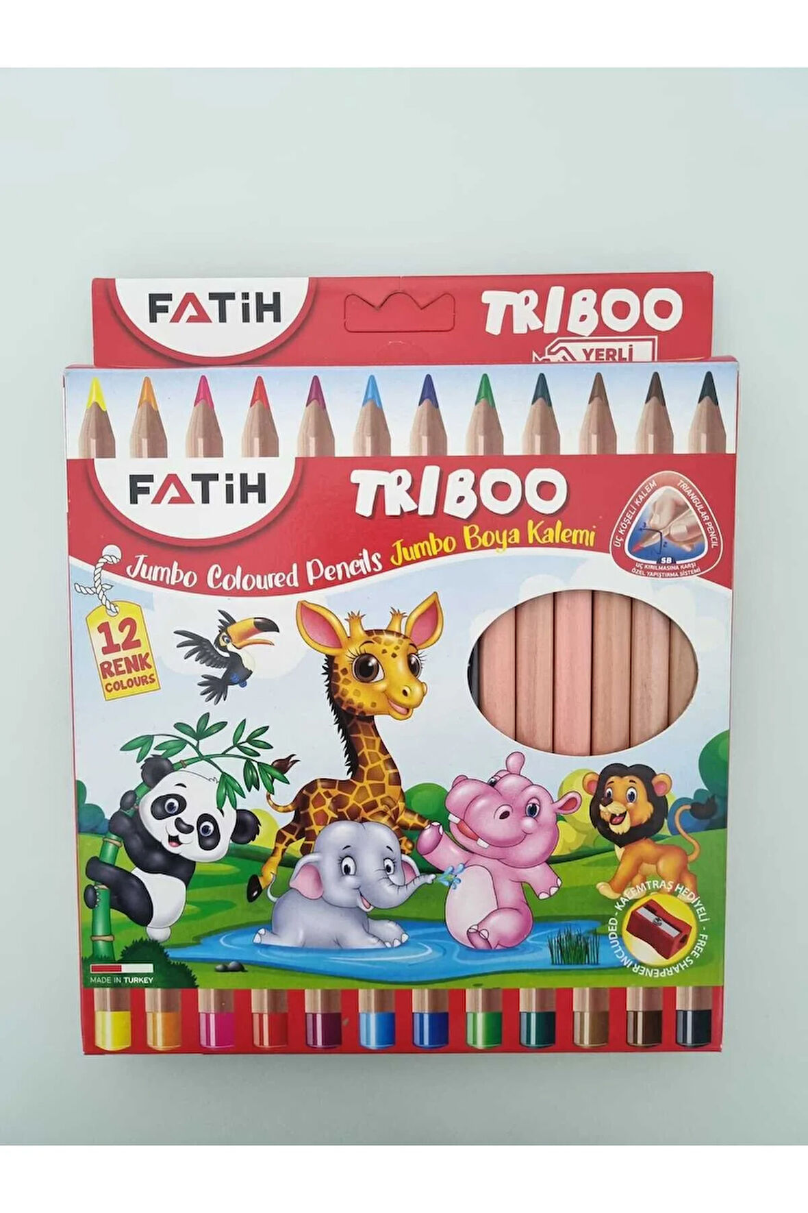 Tribo Kuru Boya Kalemi 12'li