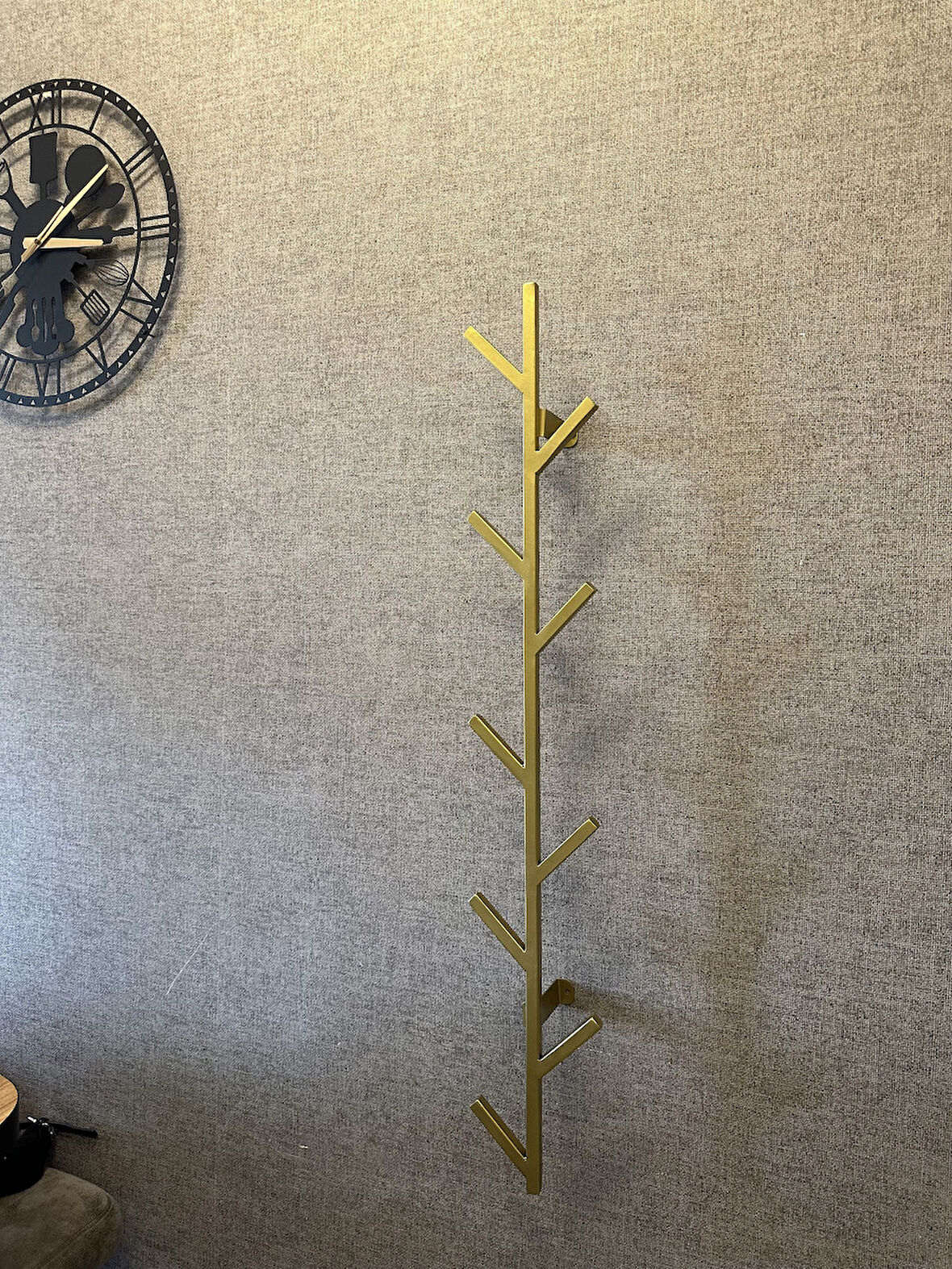 Fidan Metal Antre Çanta, Banyo Bornoz Ve Havlu Askılığı(9 ASKILI-100CM)