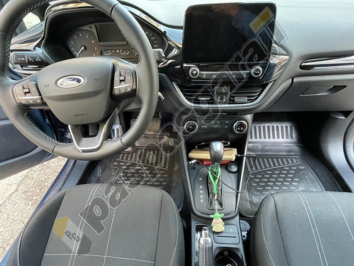 Ford Fiesta 3D Havuzlu Paspas, 2018- Sonrası