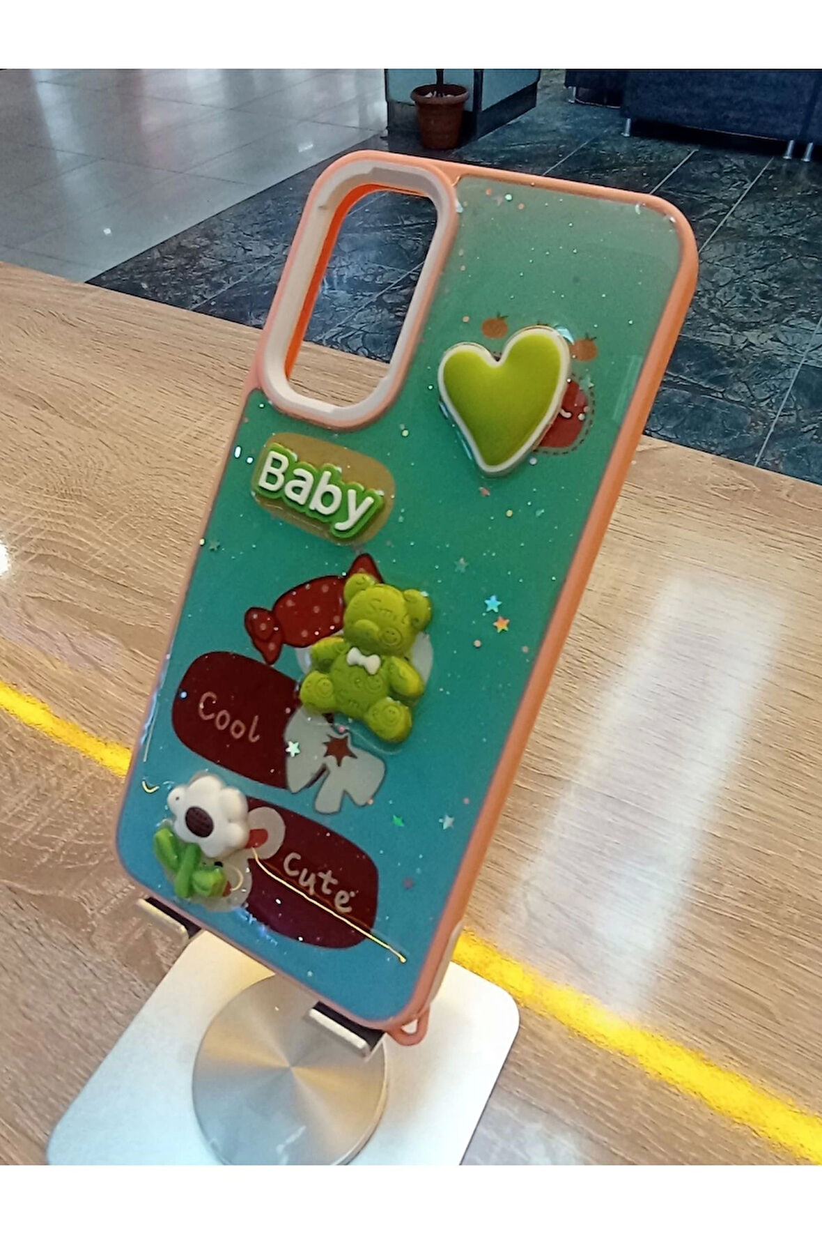 Samsung Galaxy A23 Uyumlu Kabartma Figürlü Darbe Korumalı Kapak Renkli Kılıf