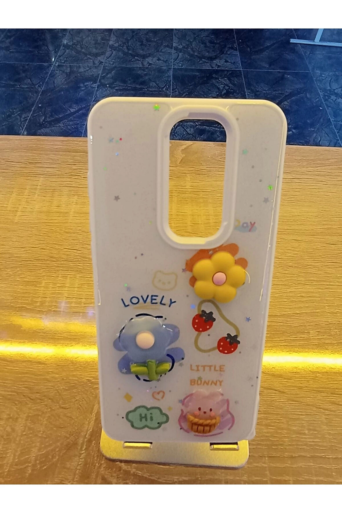 Xiaomi Redmi Note 8 Pro Uyumlu Kabartma Figürlü Darbe Korumalı Kapak Renkli Kılıf