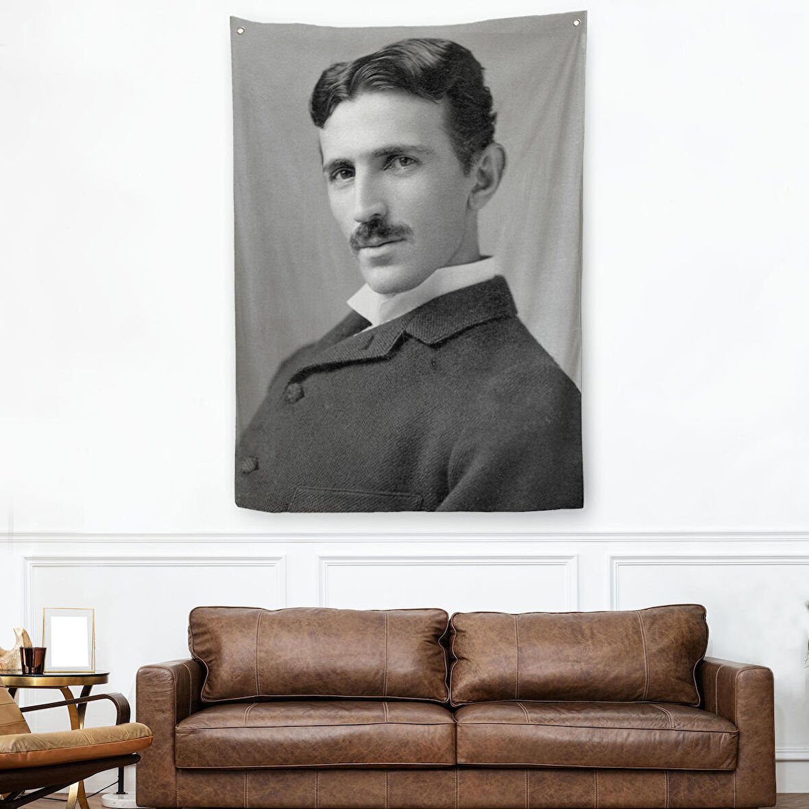 Nikola Tesla Dekoratif Duvar Örtüsü - Halısı-6172