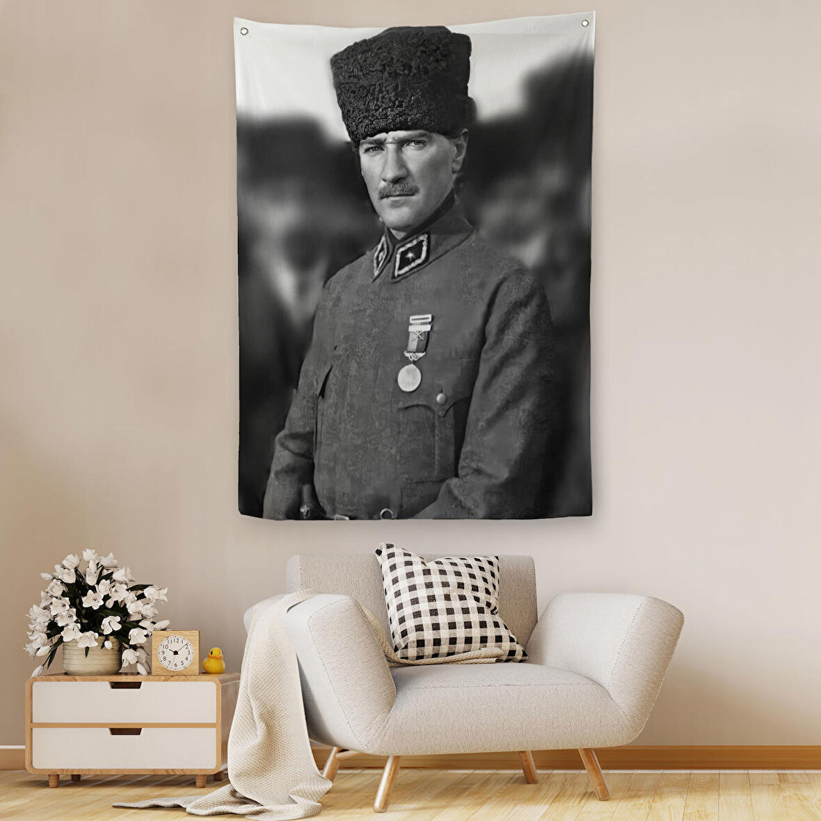 Atatürk Duvar Örtüsü-Halısı-6500