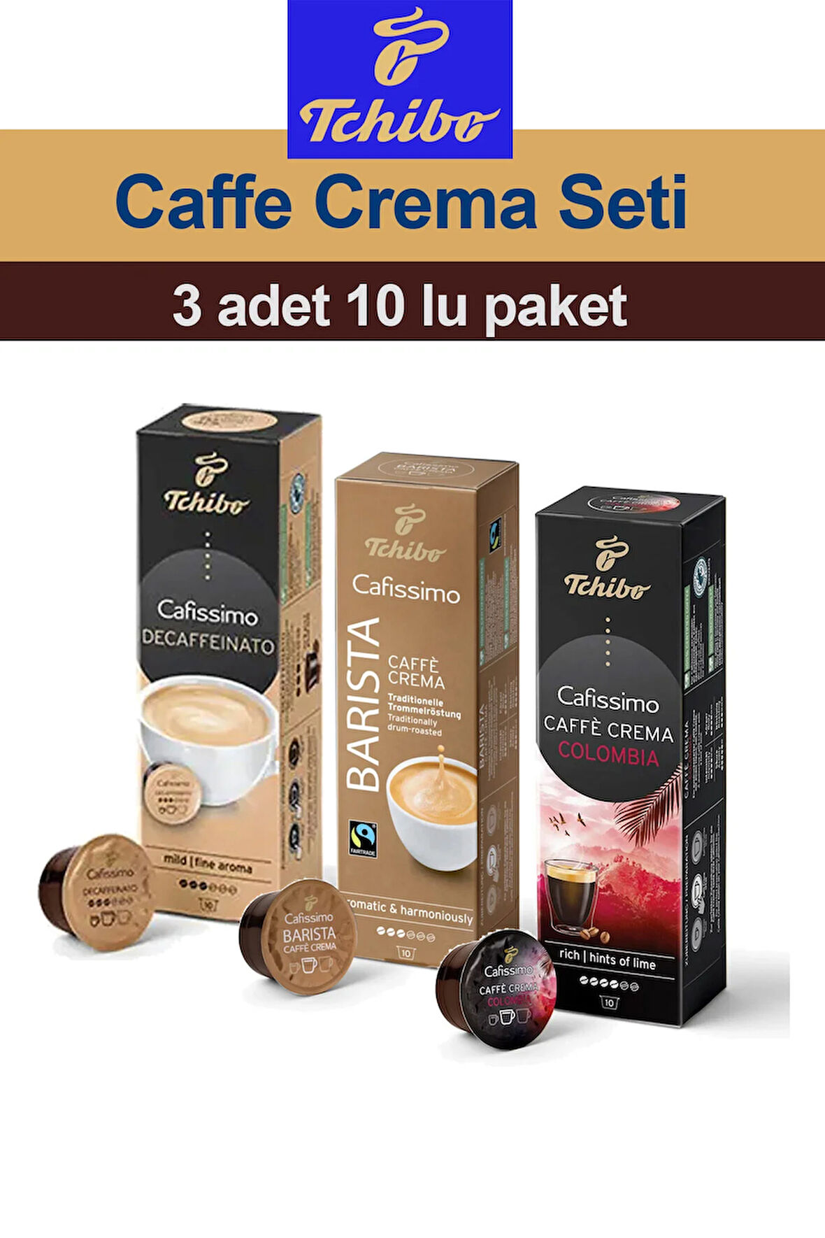Cafissimo 3'lü Kahve Seti 3x10