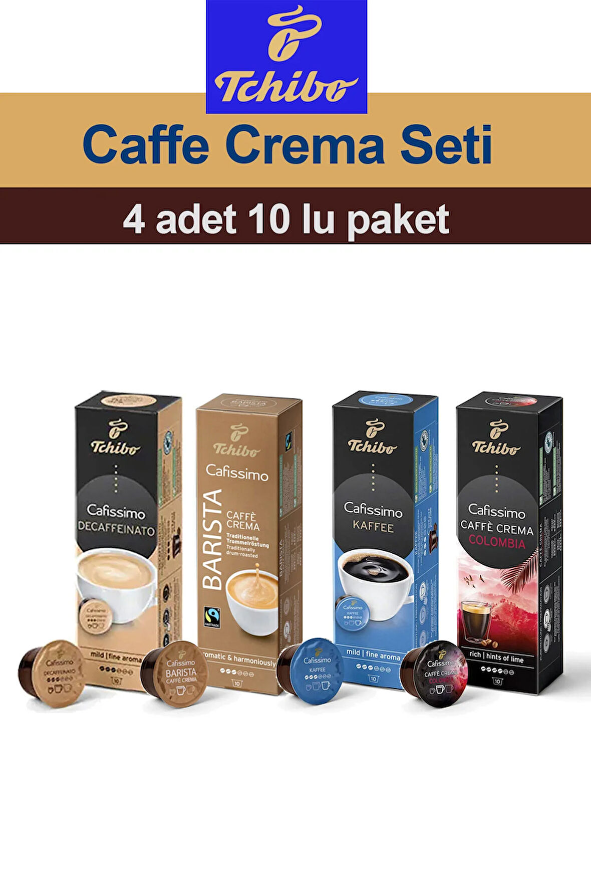 Cafissimo 4'lü Kahve Seti 4x10 v4