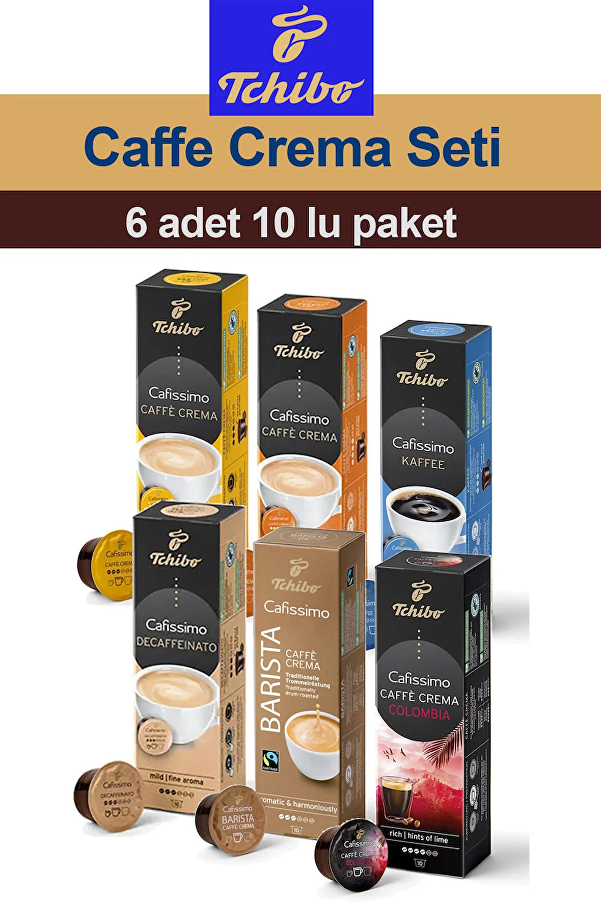 Cafissimo 6'lı Kahve Seti 6x10