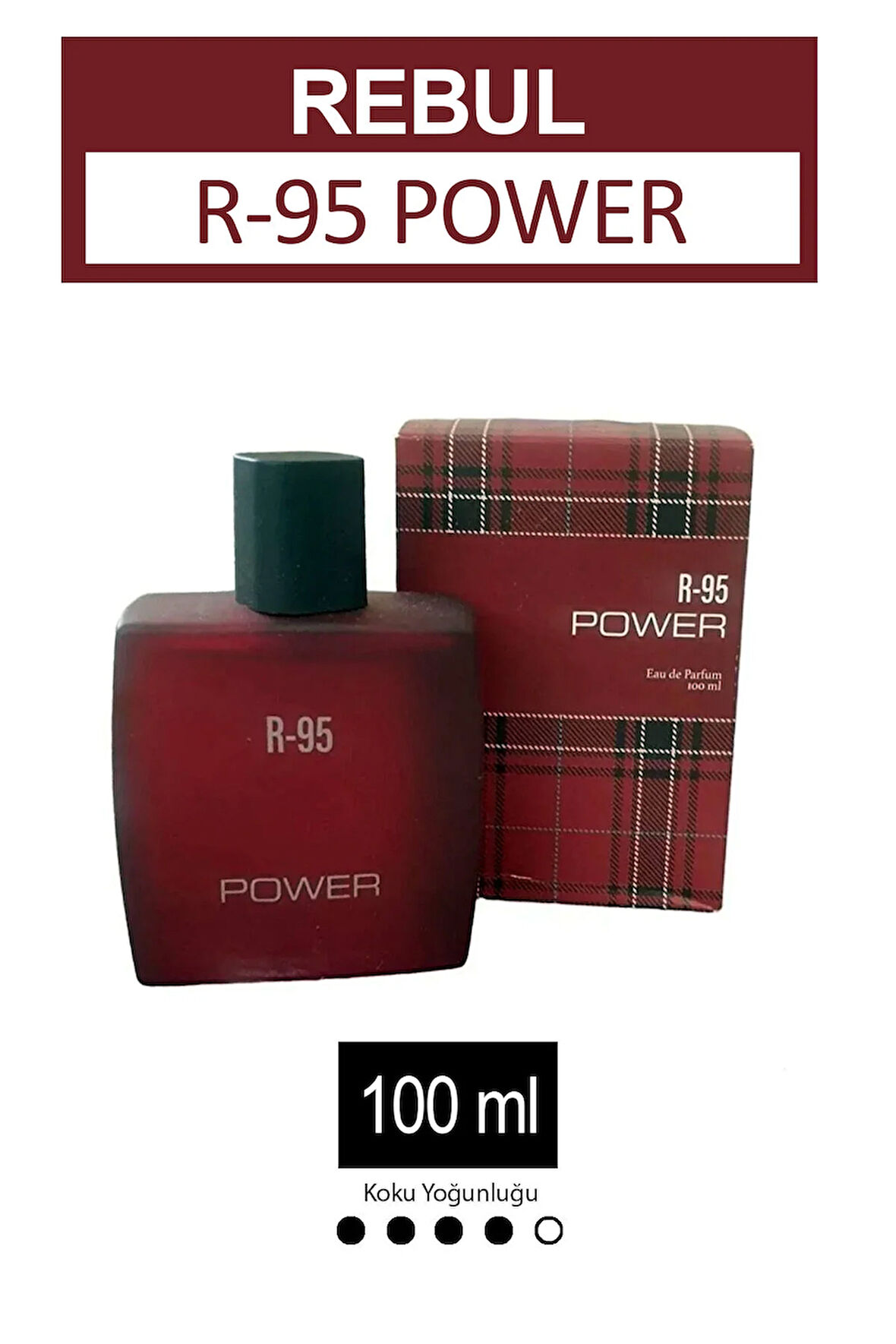 R-95 Power Eau De Parfüm 100 ml Erkek Parfümü