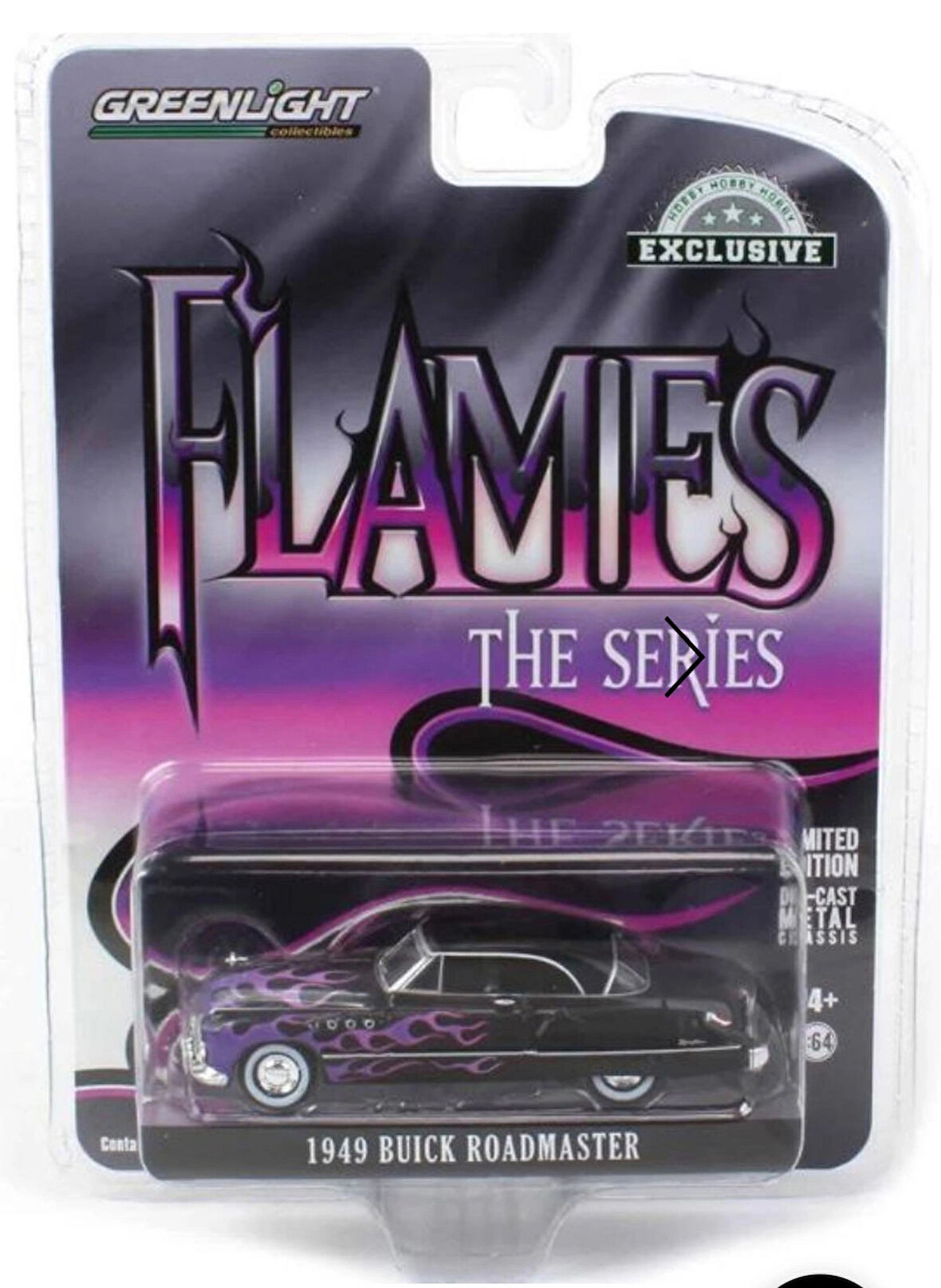 Greenlight 1:64 Flames Serisi – 1949 Buick Roadmaster – Diecast Model Arab