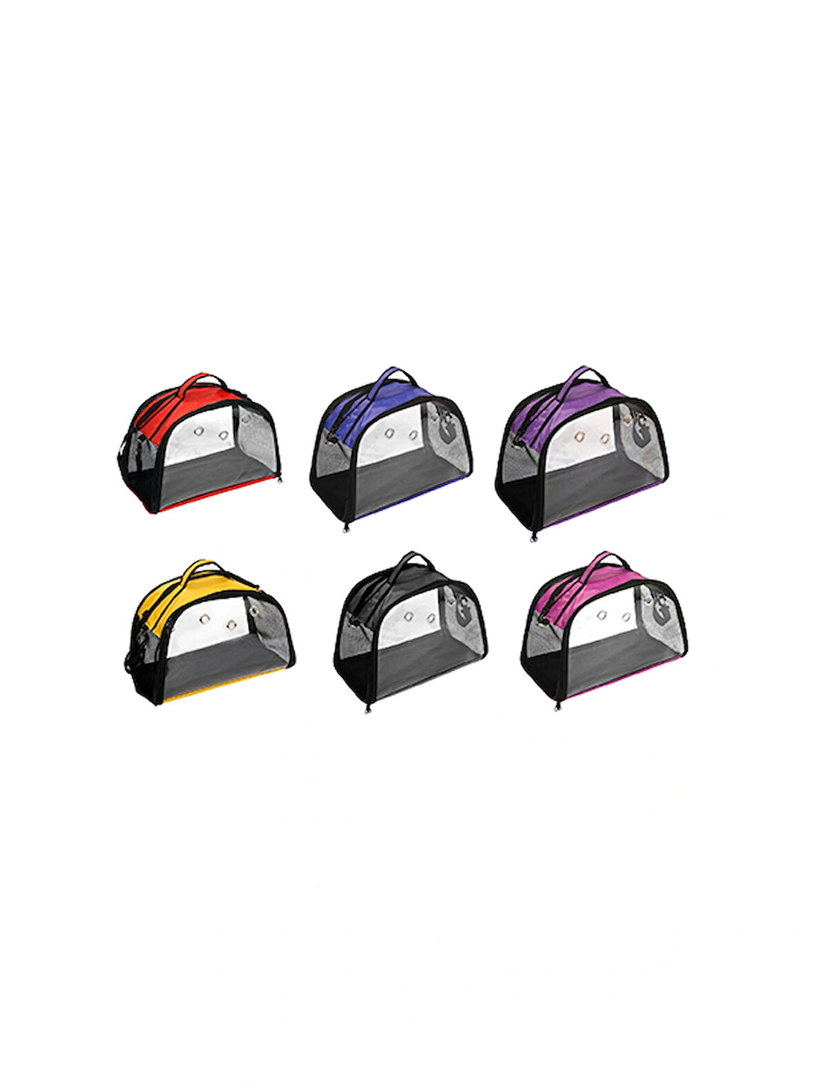 FLAYBAG ŞEFFAF ÇANTA FİLELİ BÜYÜK BOY 49X33X28 CM