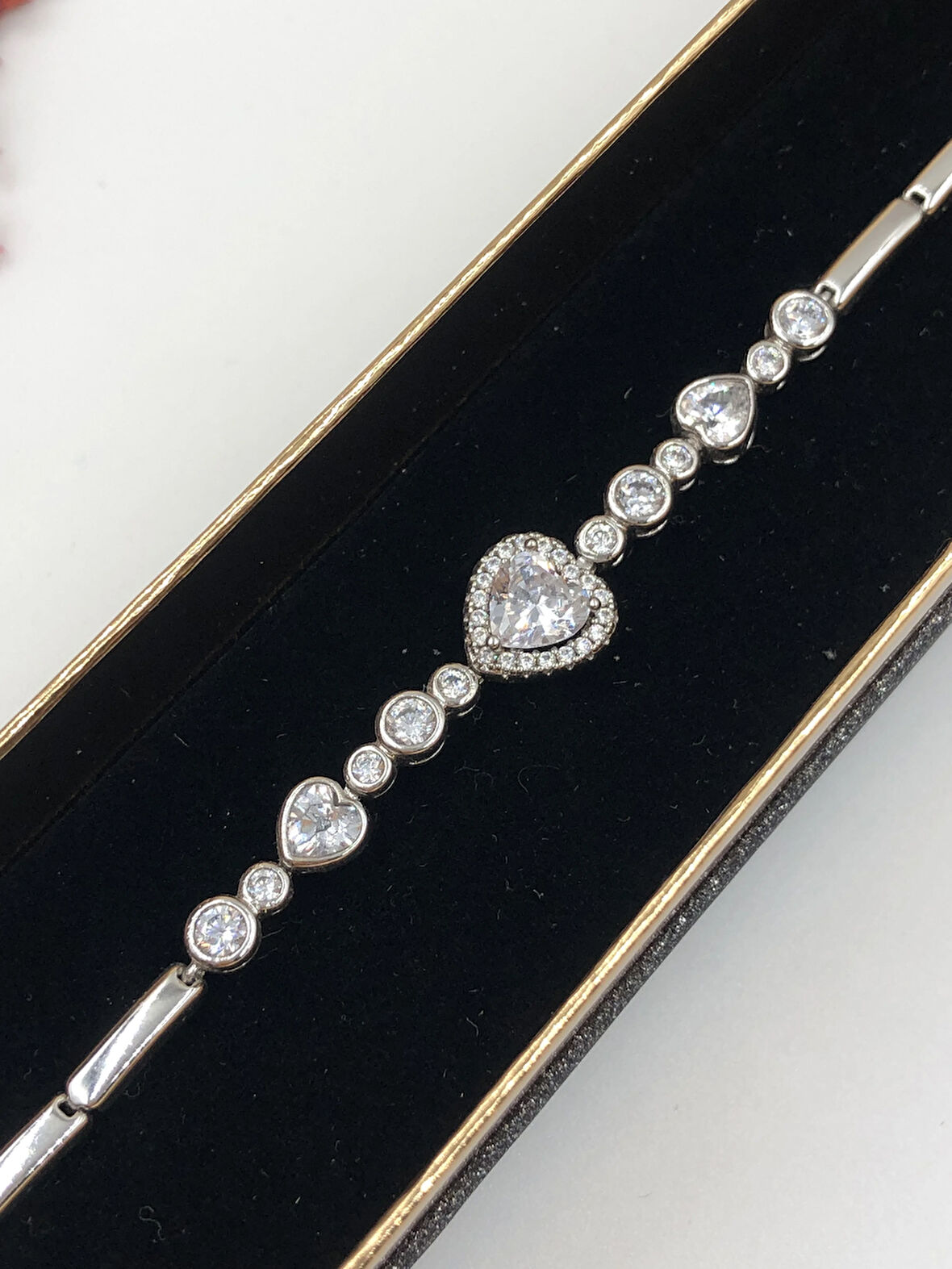 Şıklığın Tamamlayıcısı! Xuping Kadın Bileklik Gümüş Silver Renk  19 Cm kutulu Renk Atmaz