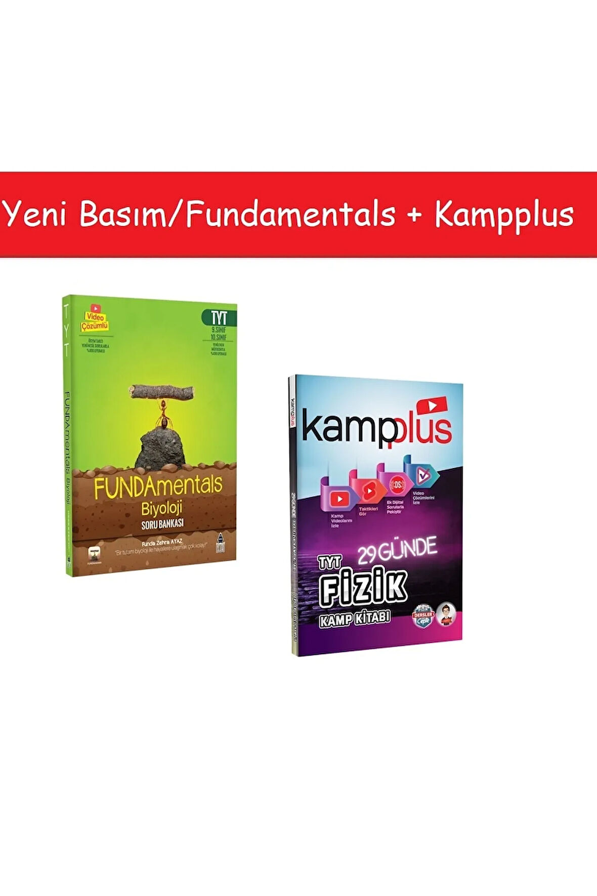 Tyt Fundamentals Biyoloji Soru Bankası & Kampplus 29 Günde Tyt Fizik Kampı