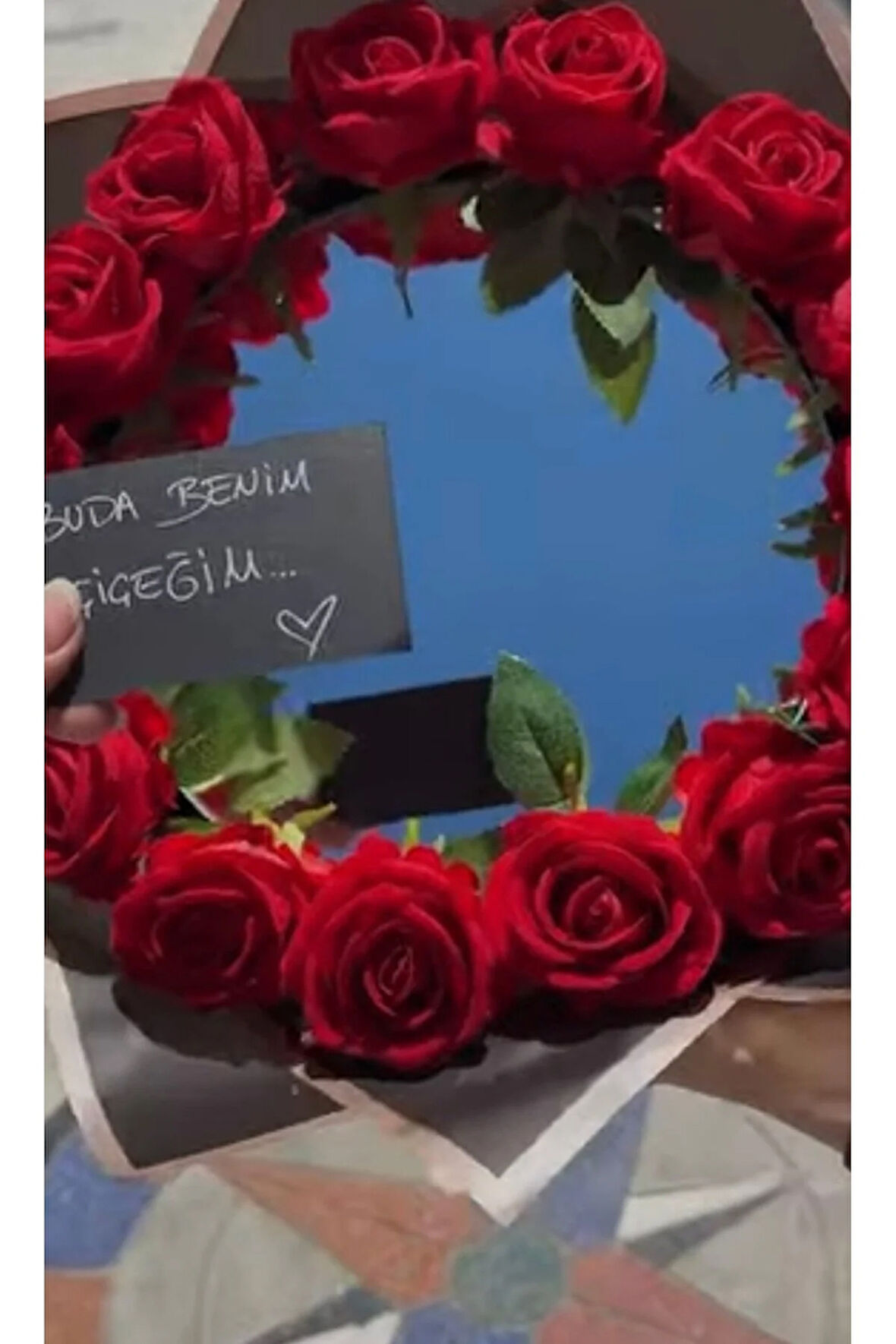 Buda benim çiçeğim buketi