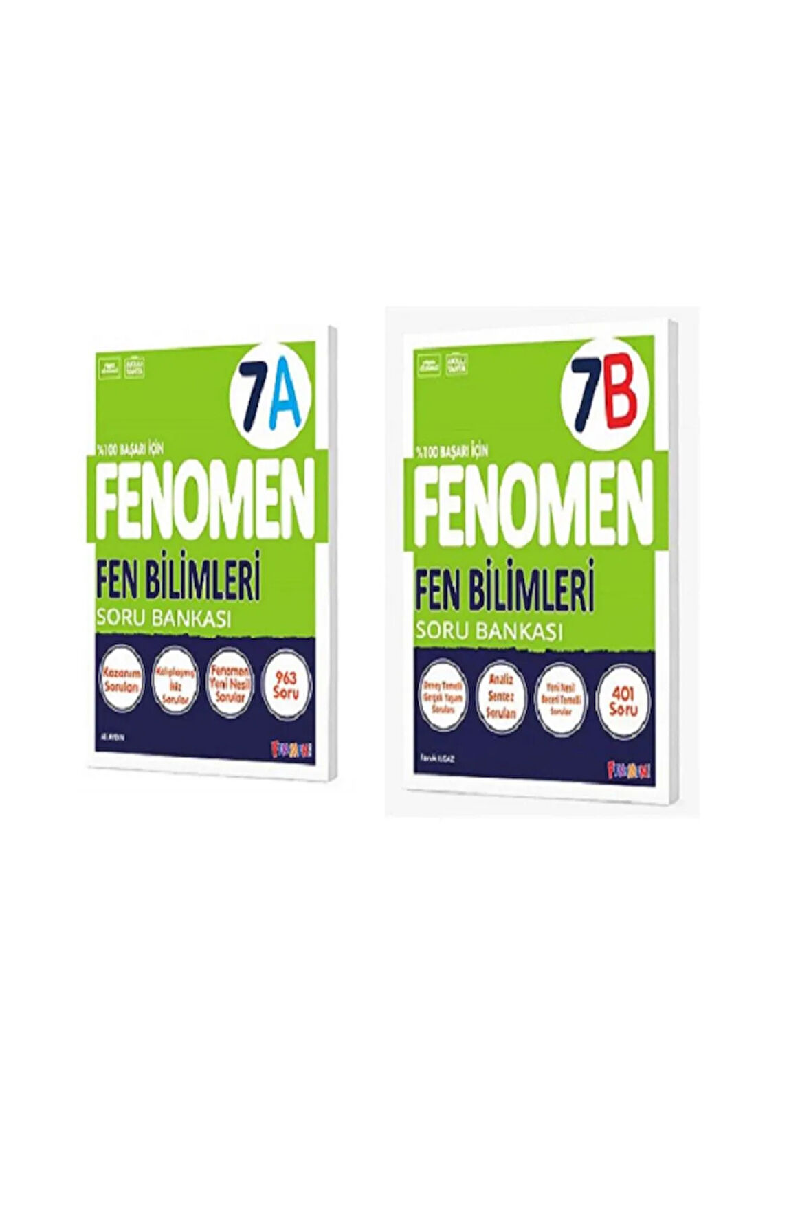 FENOMEN 7 FEN BİLİMLERİ (A) SORU BANKASI + (B) SORU BANKASI