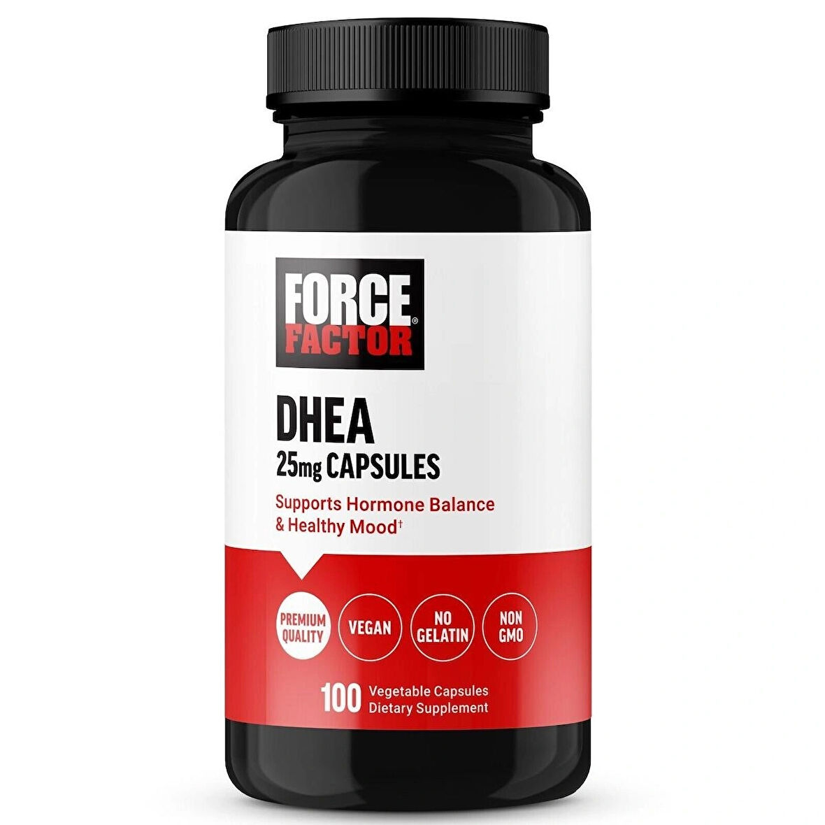 Force Factor Dhea Testo 25 Mg 100 Vegetable