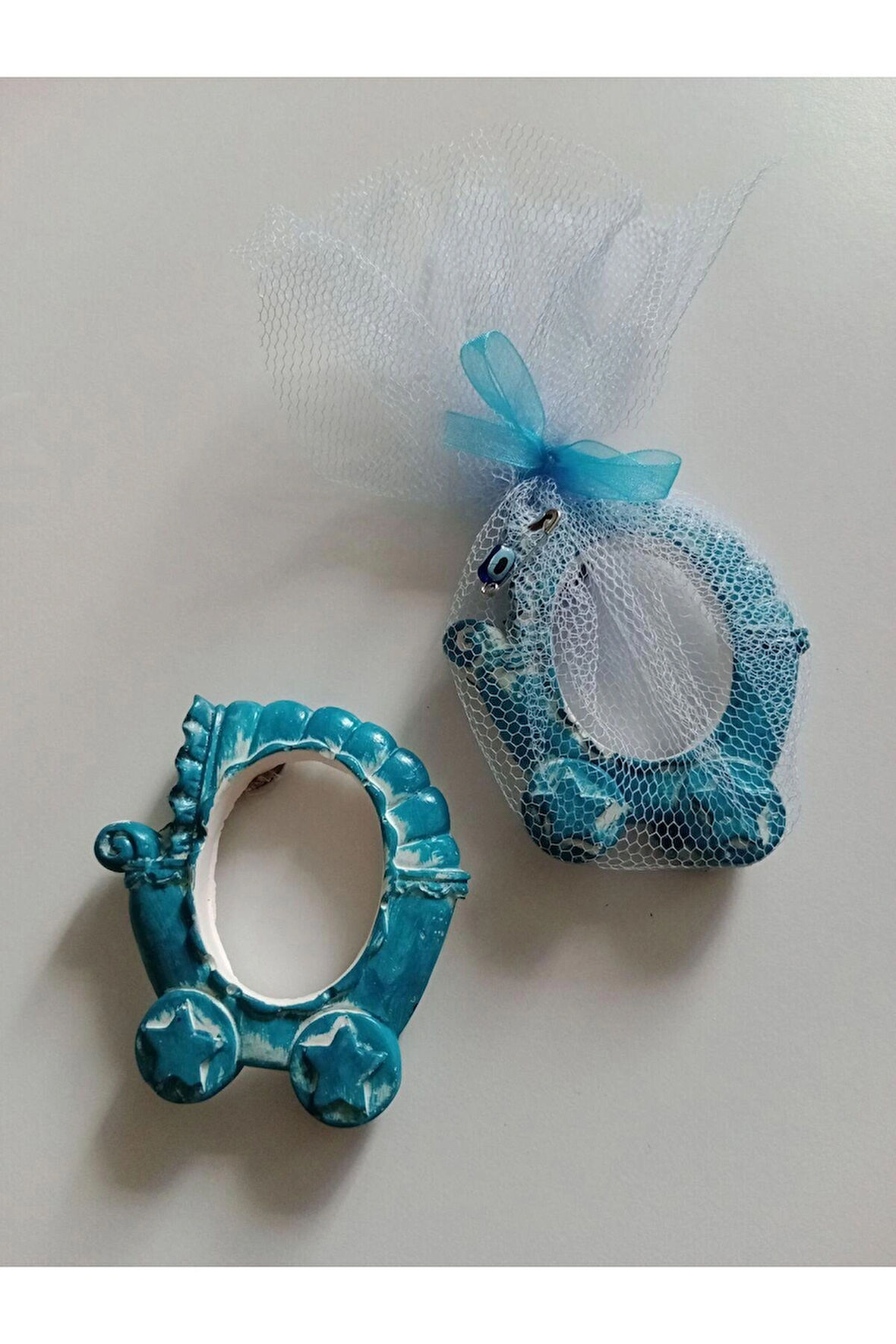 20 Adet Bebek Doğum Hediyesi Mıknatıslı Fotoğraflı Magnet