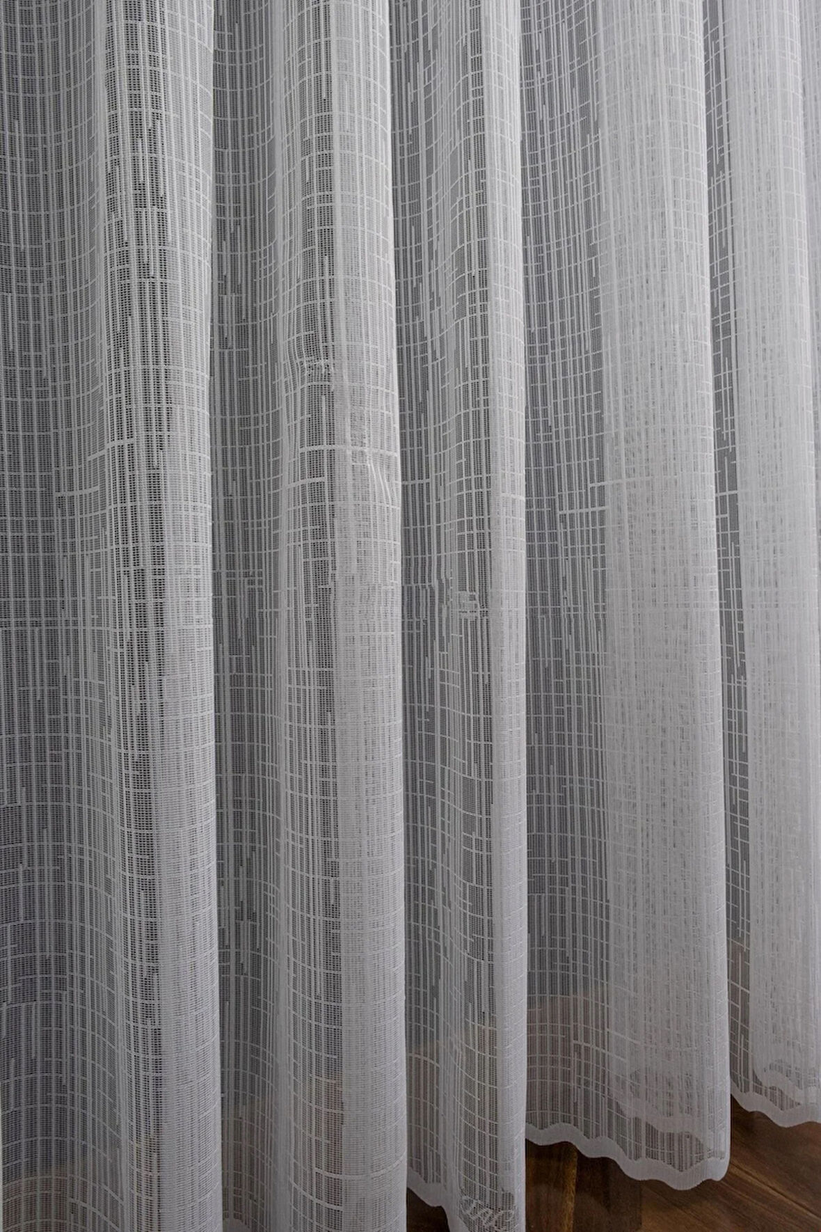 Farbateks Dikim Işın Model Desen Tasarım 3kat Pileli Ütü Istemez Tül Perde