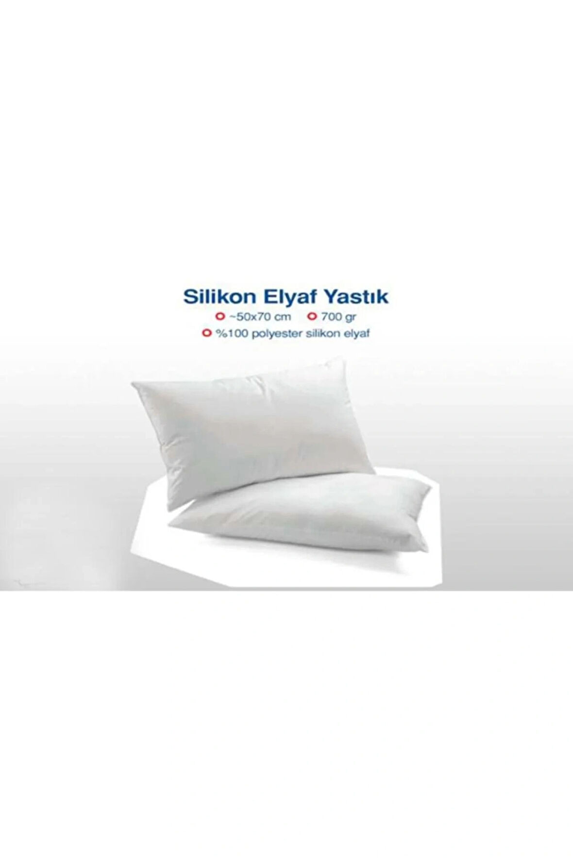 700 Gram Boncuk Silikon Elyaf Yastık 1 Adet