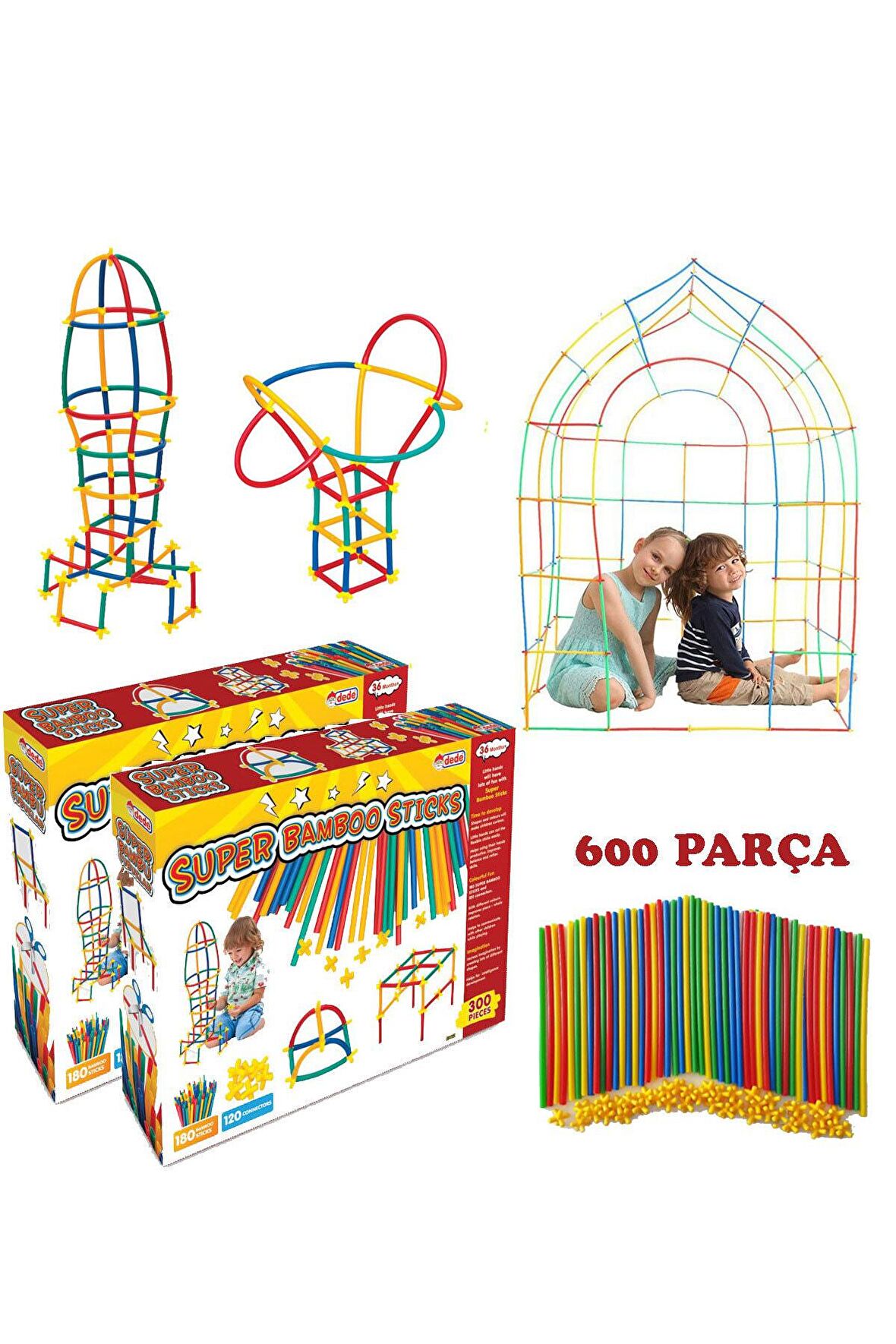 Bambu Çubukları 300 Parça