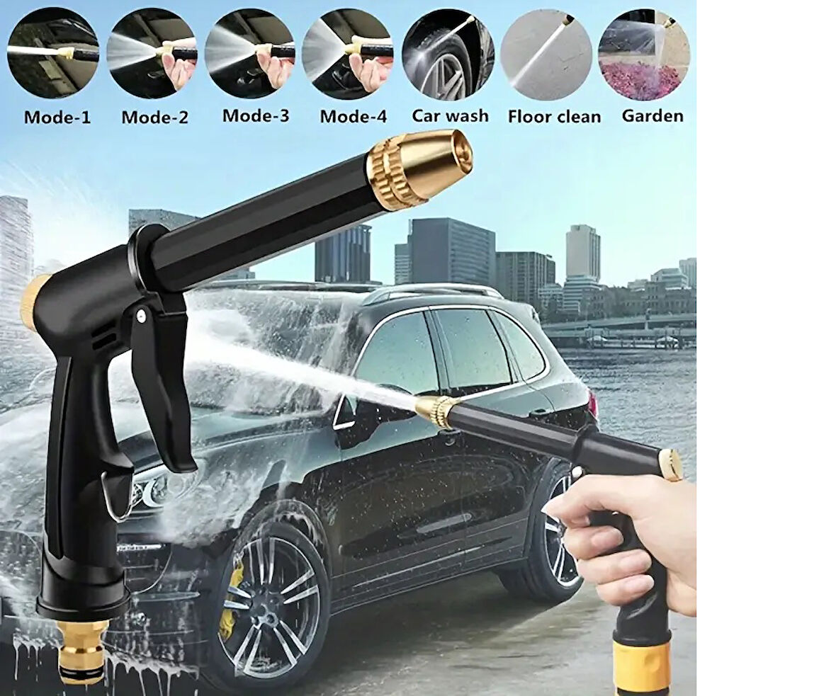 Ayarlanabilir Basınçlı Çok Fonksiyonlu Yıkama Tabancası